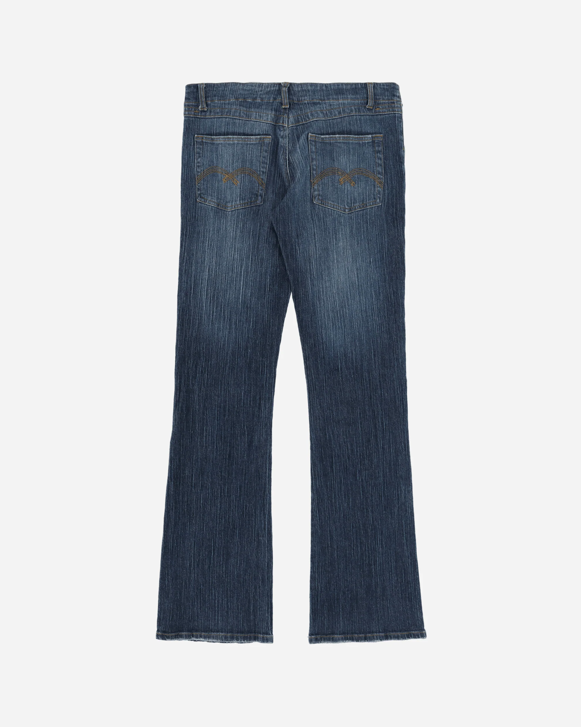Women's Low Waist Bootcut Jeans Blue - Image 2