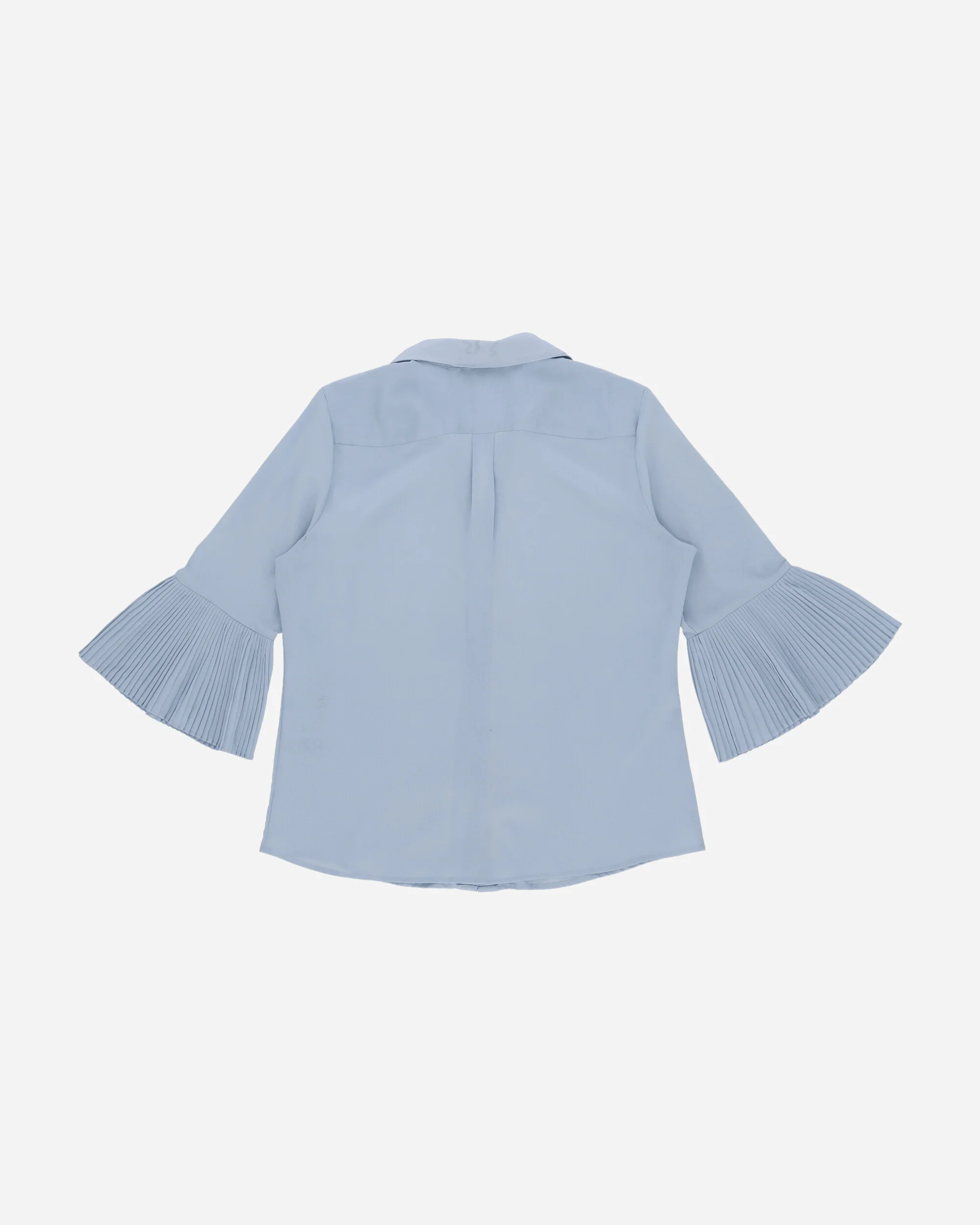 Women's Pleated Arms Shirt Grey - Image 2