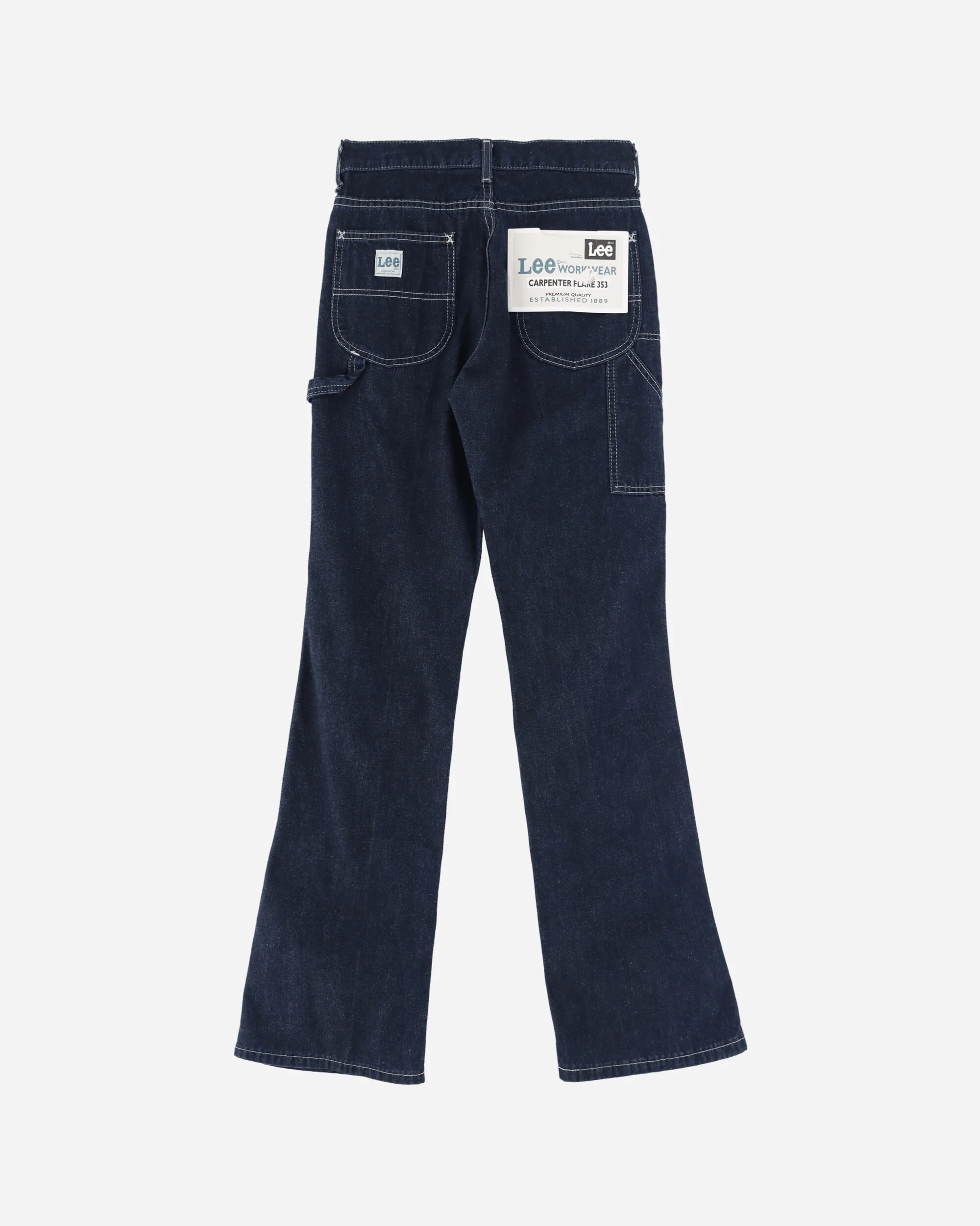 Women's Deadstock Carpenter Jeans Black - Image 2
