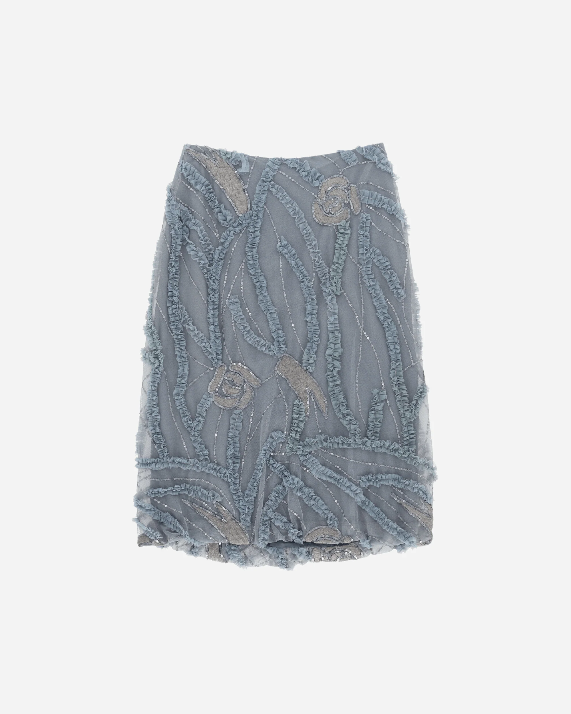 Women's Tulle Skirt Light Blue - Image 2