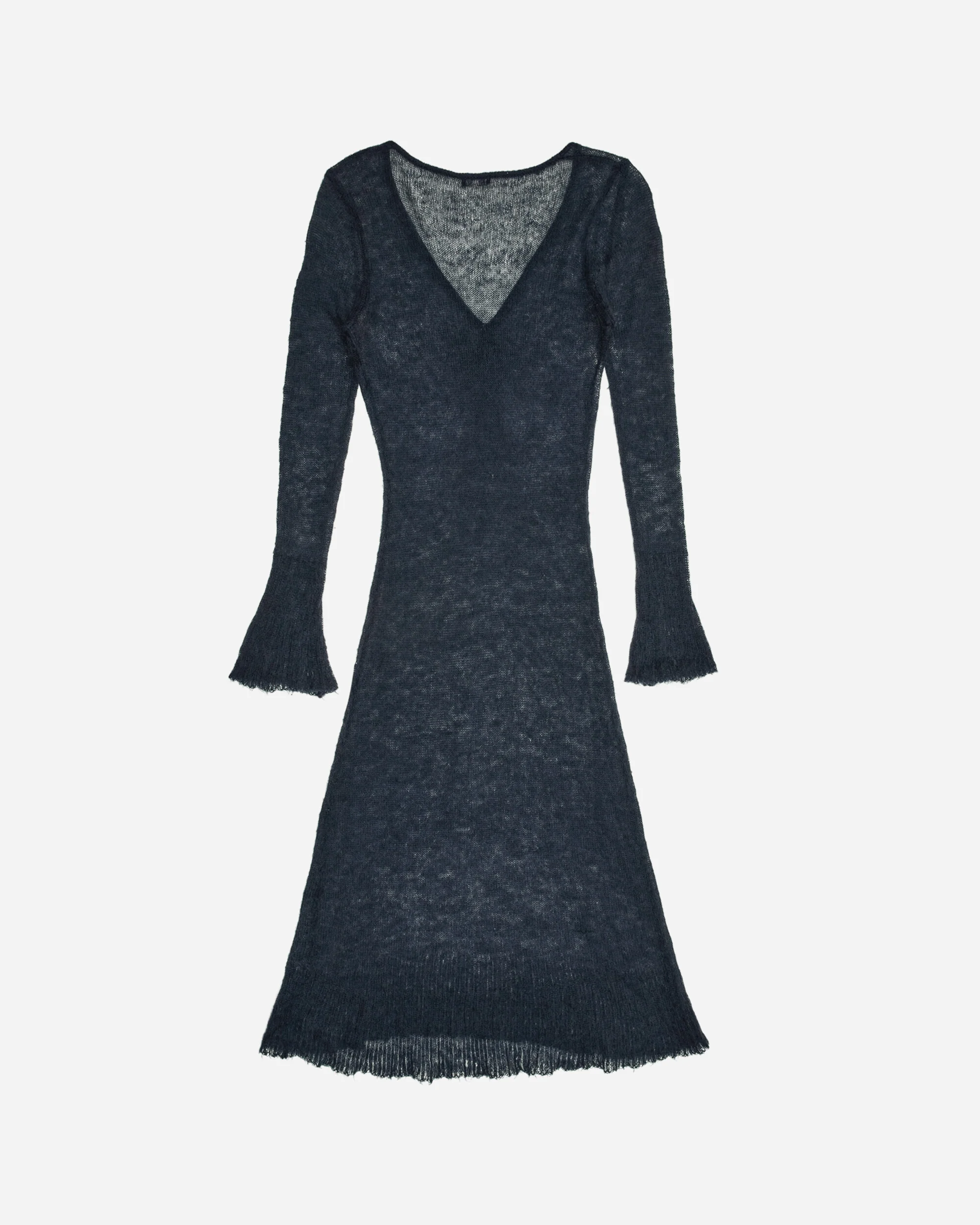 Women's Knit Mesh Dress Blue - Image 2