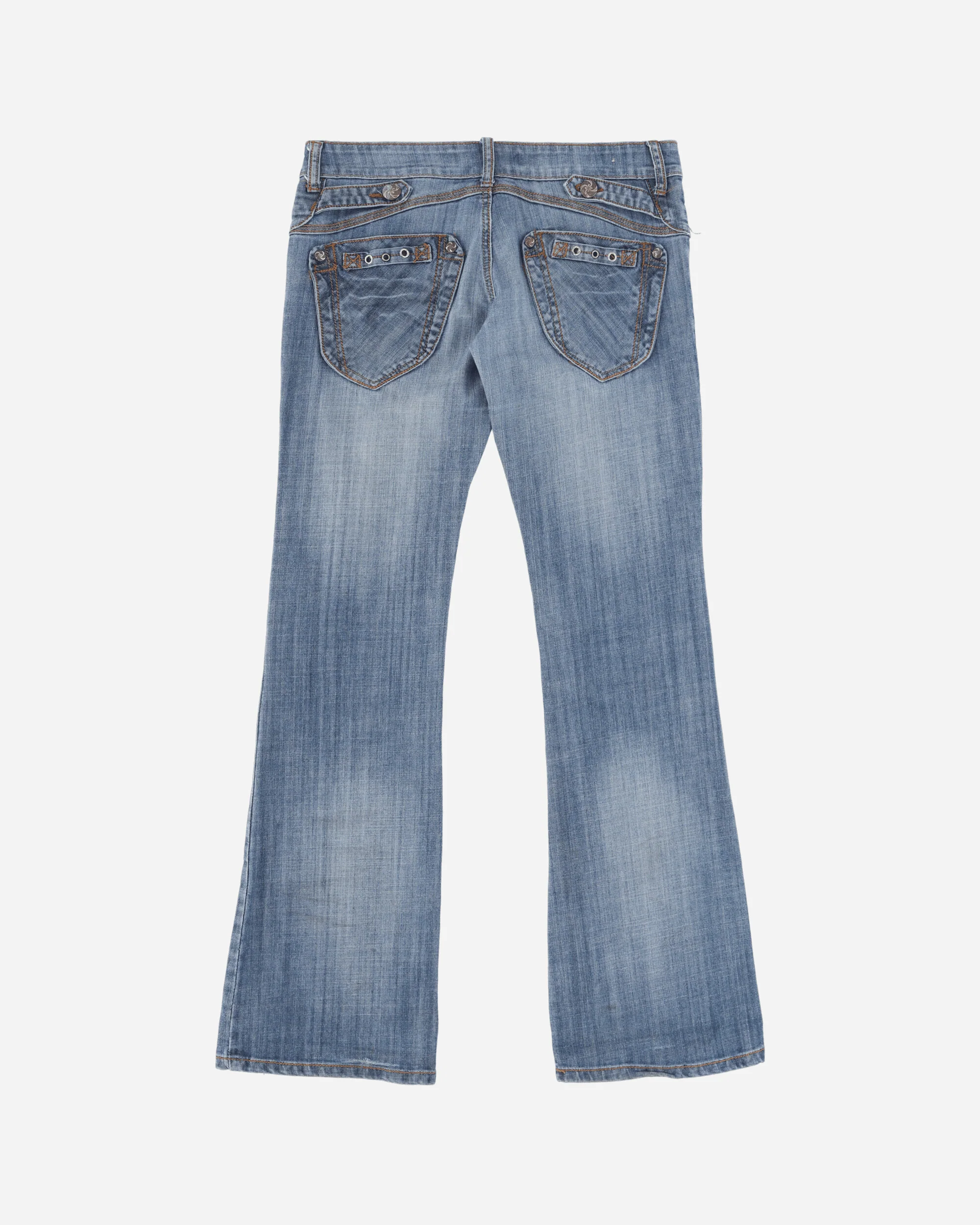 Women's Low Waist Jeans Blue - Image 2