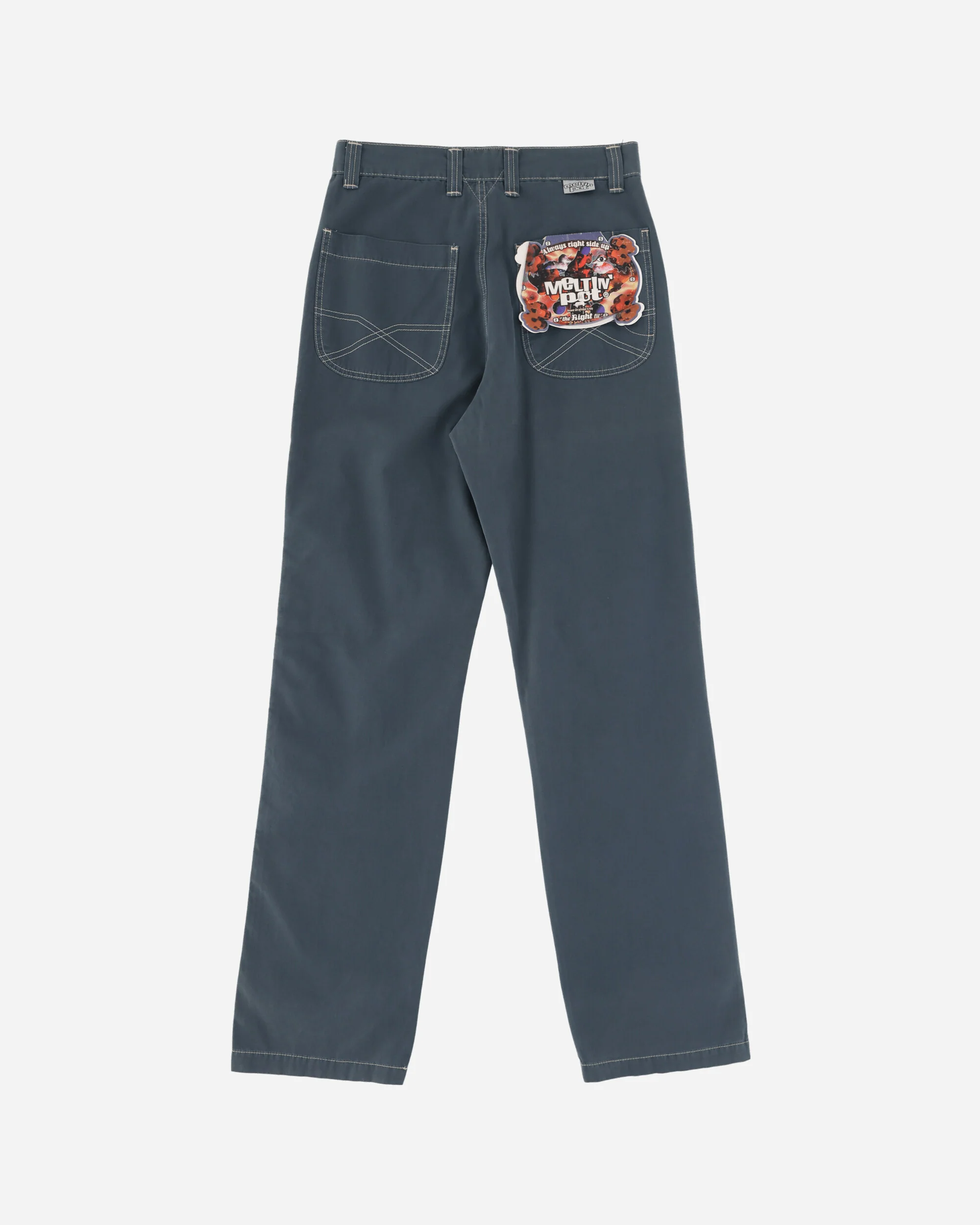 Women's Deadstock Cargo Trousers Grey - Image 2