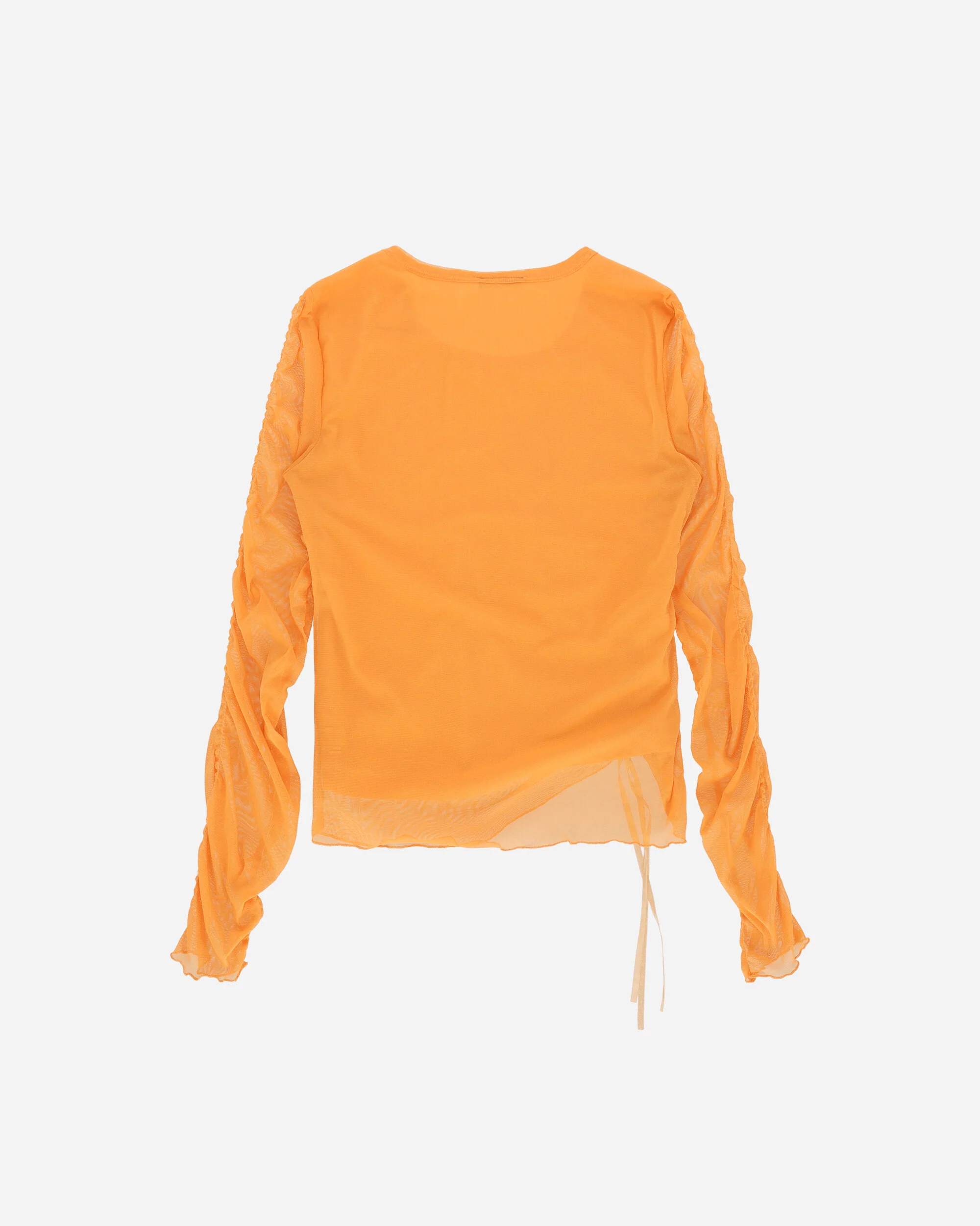 Women's Mesh Longsleeve Top Orange - Image 2