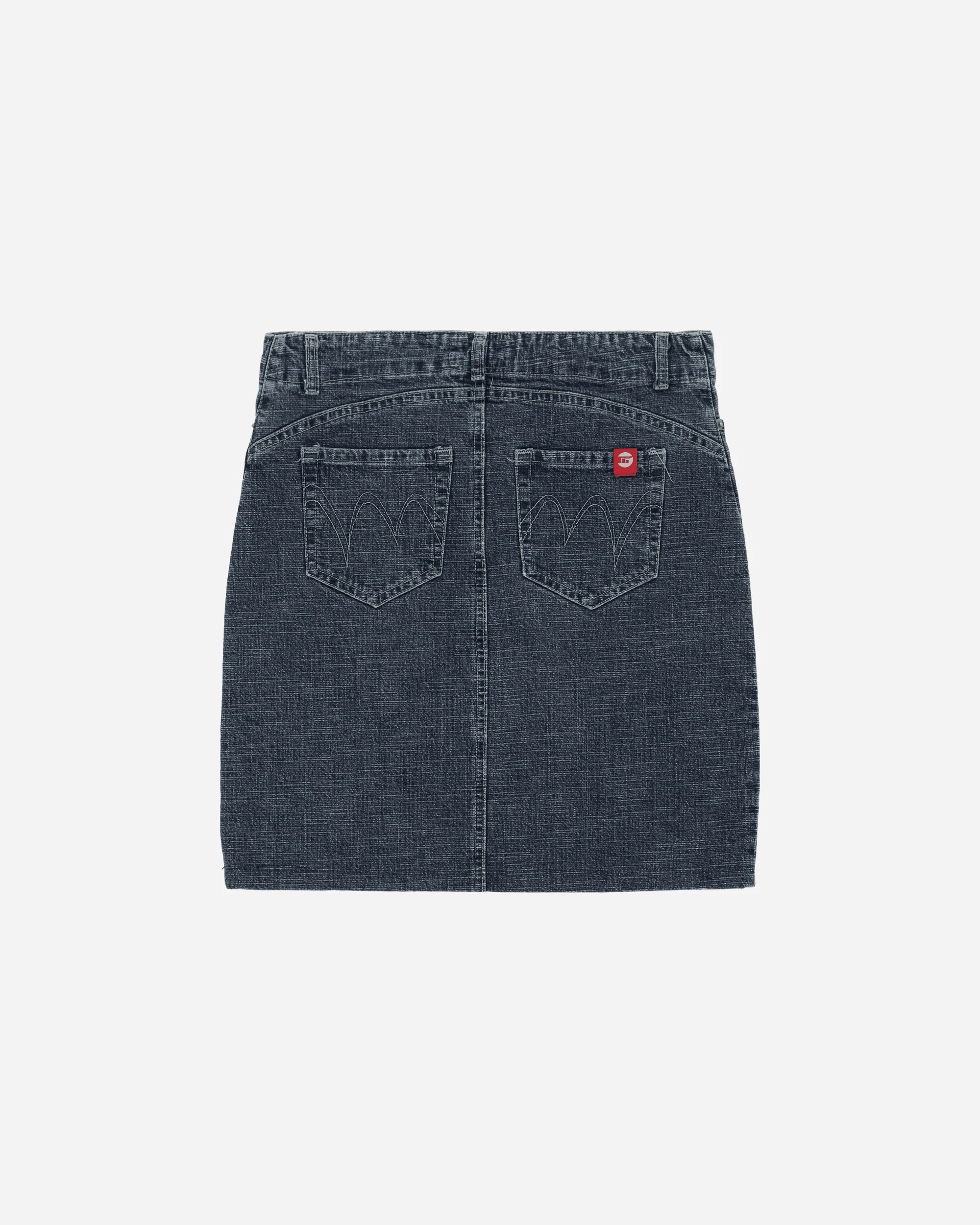 Women's Denim Skirt Black - Image 2