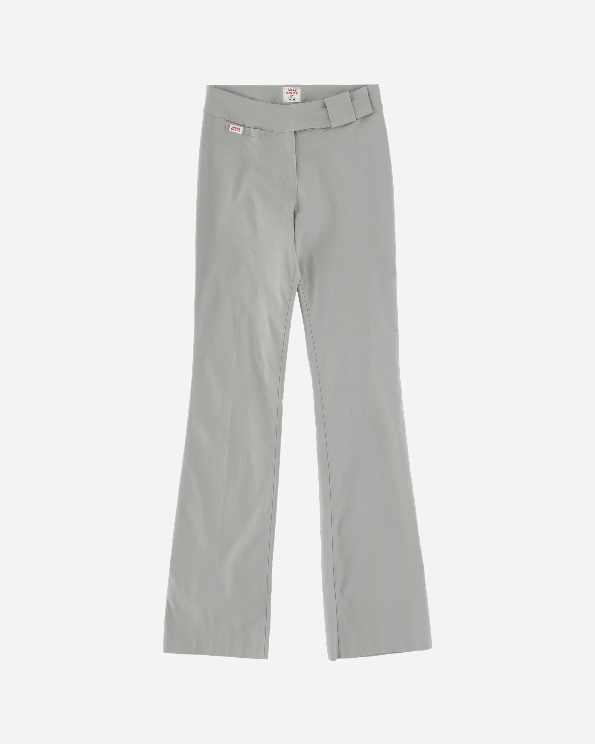 Women's Low Waist Deadstock Bootcut Trousers Grey
