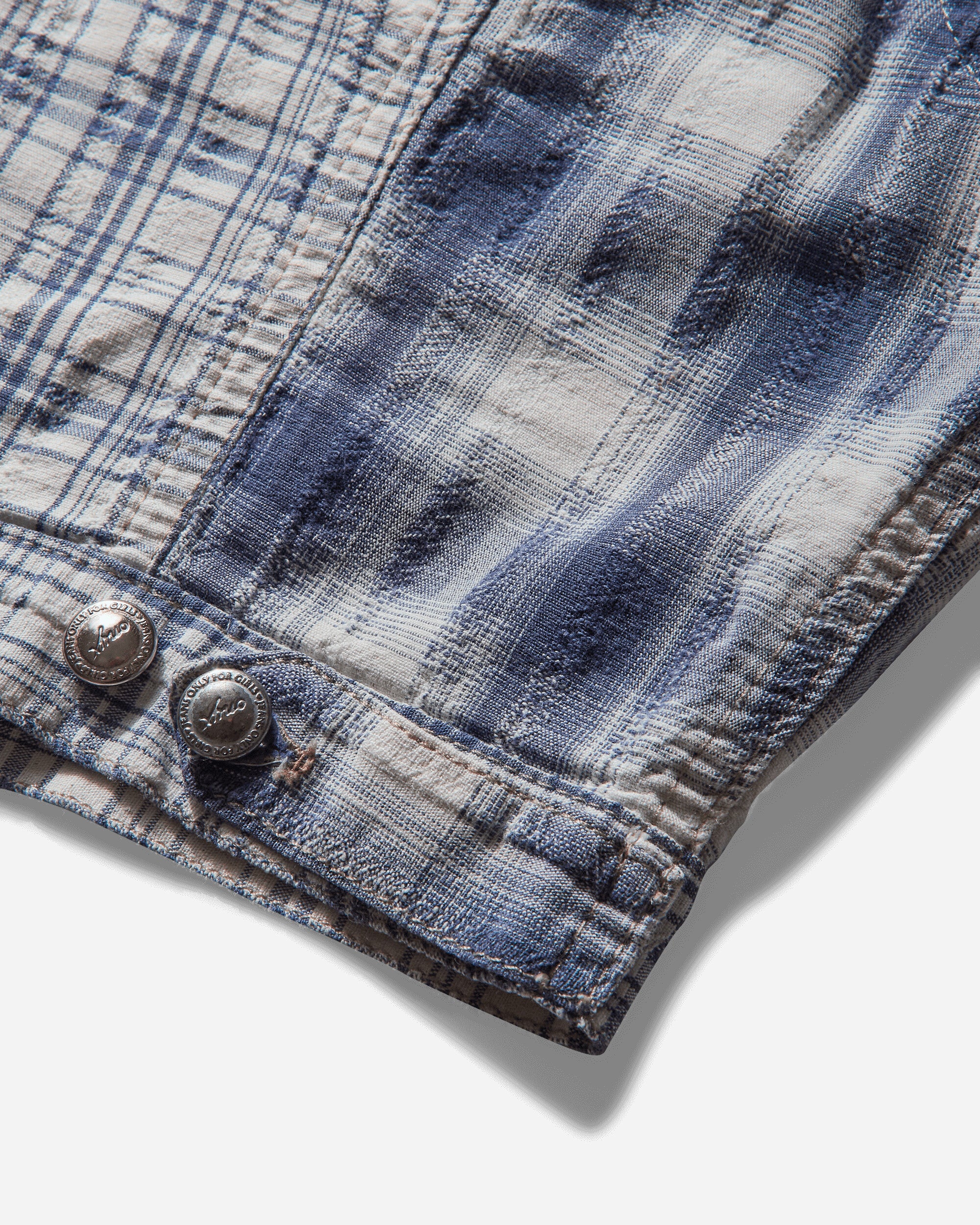 Women's Checked Top White - Image 4