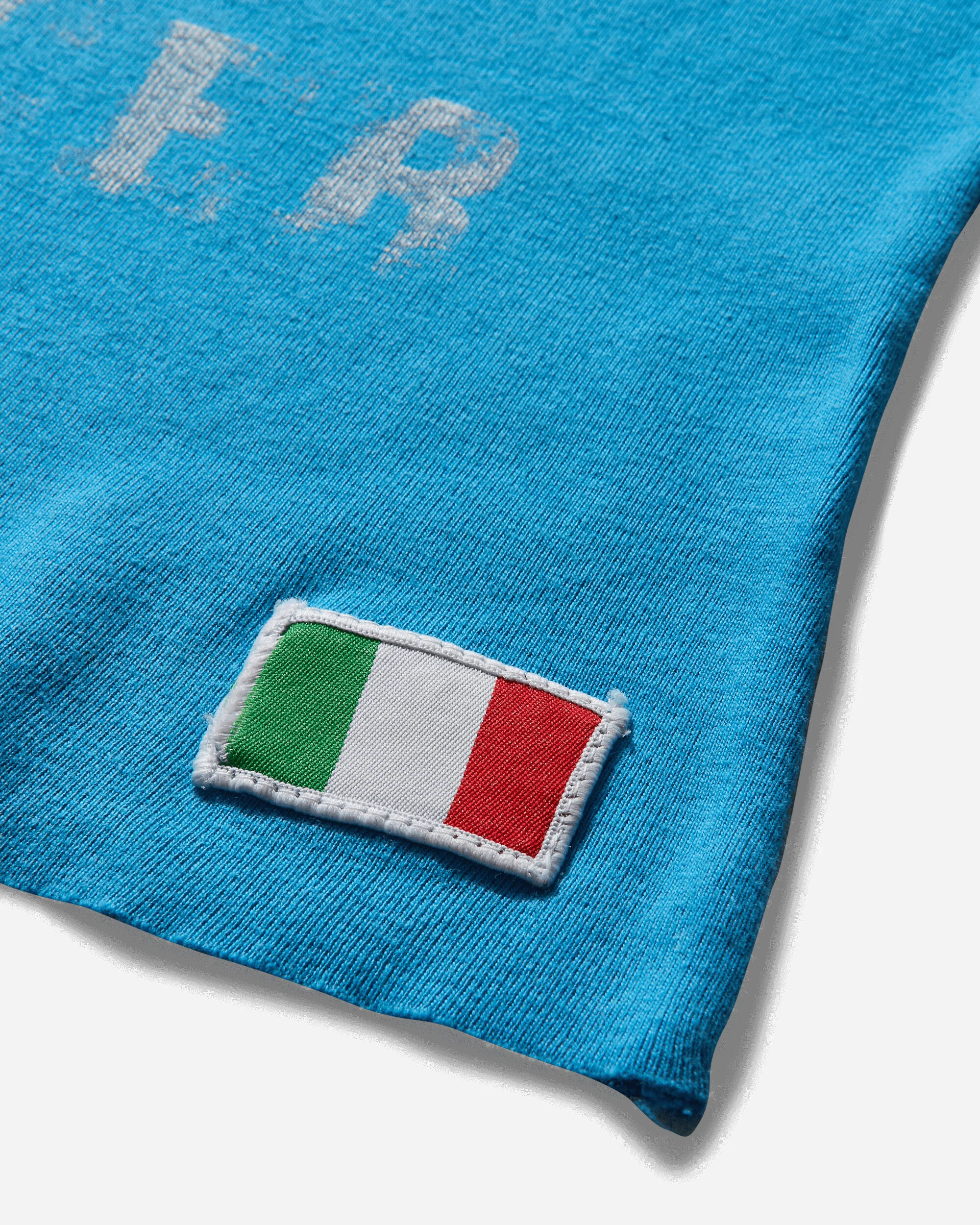 Women's Italia Soccer Top Blue - Image 3