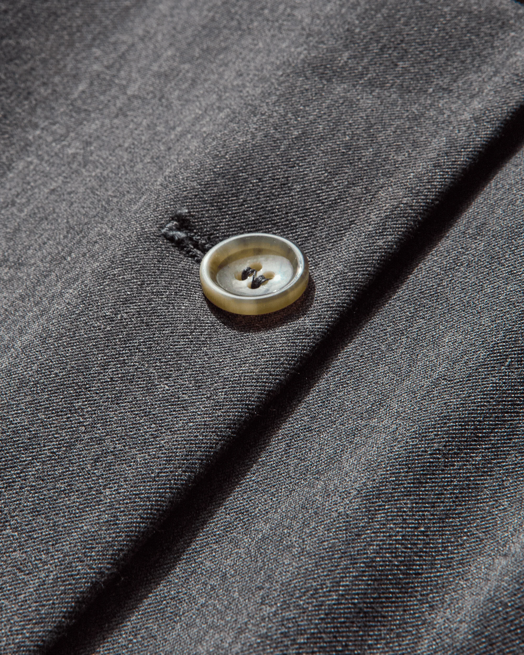 Women's Wool Single Line Trench Coat Grey - Image 4