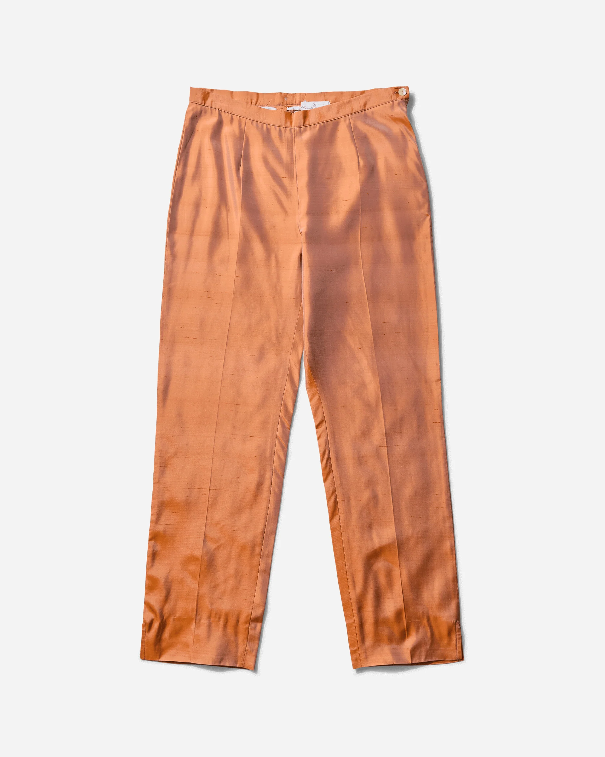 Women's Iridescent Silk Suit Orange - Image 4