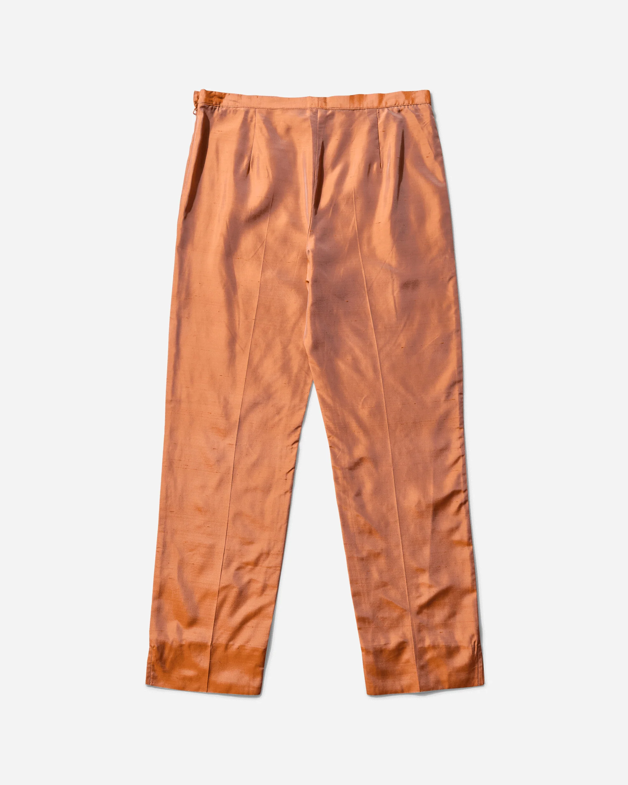 Women's Iridescent Silk Suit Orange - Image 5