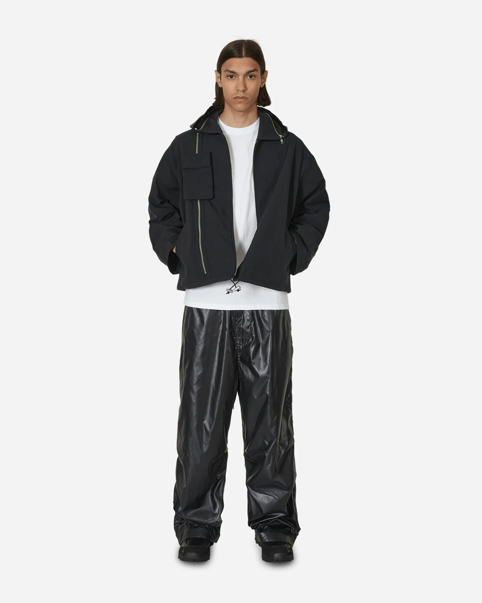 Hood Cut Moving Jacket Black - Image 4