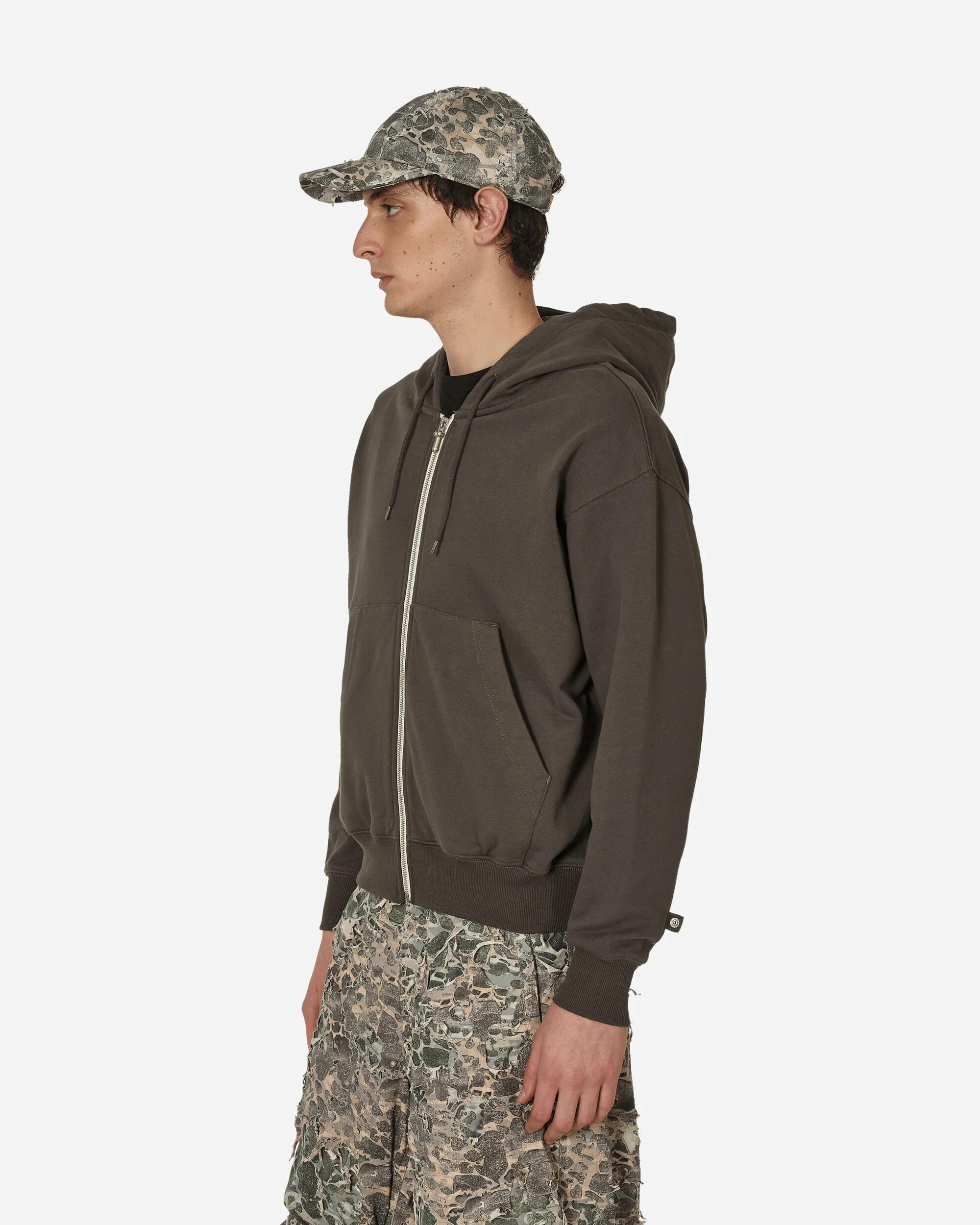 P-Zip Hoodie Charcoal - Image 2