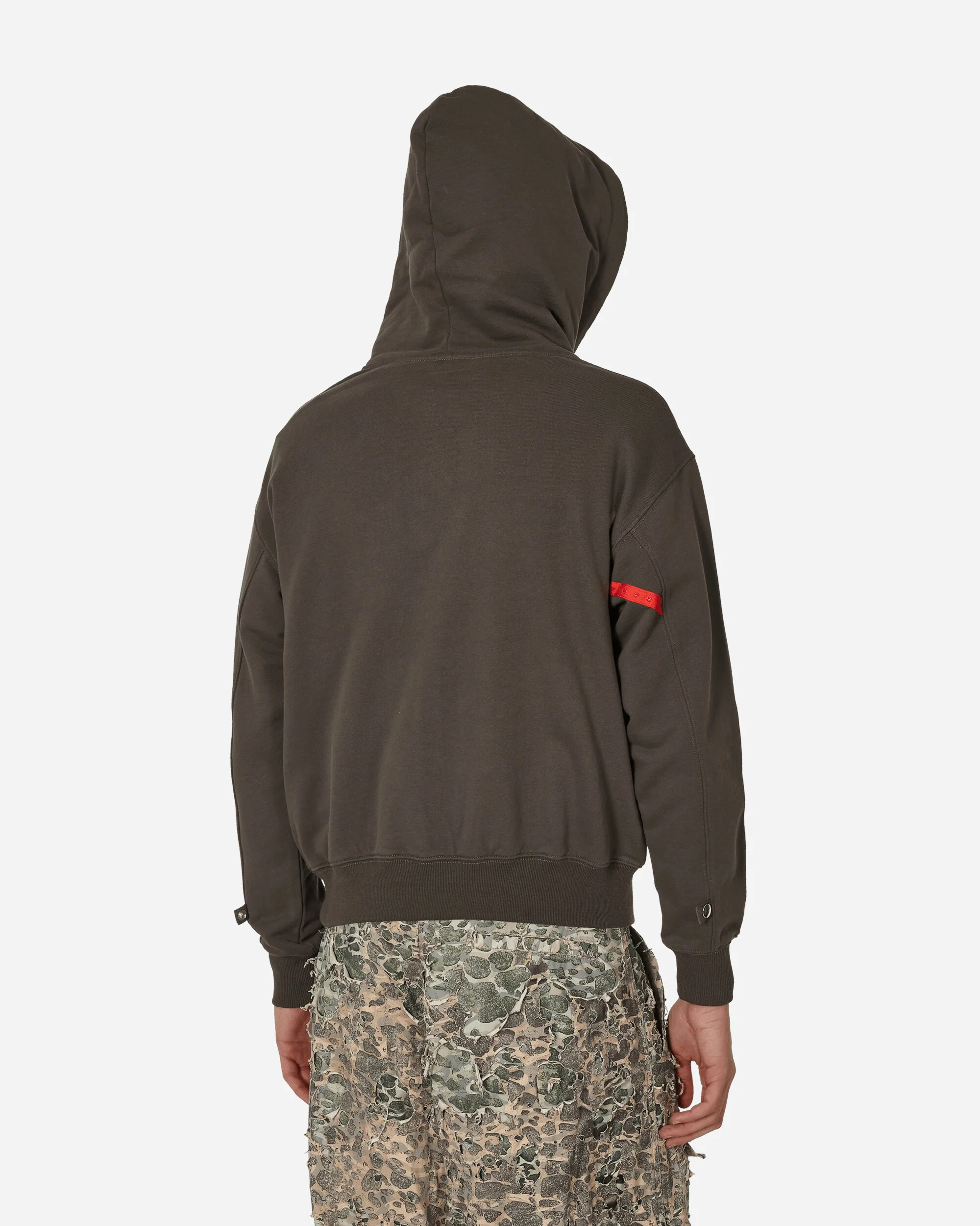 P-Zip Hoodie Charcoal - Image 3