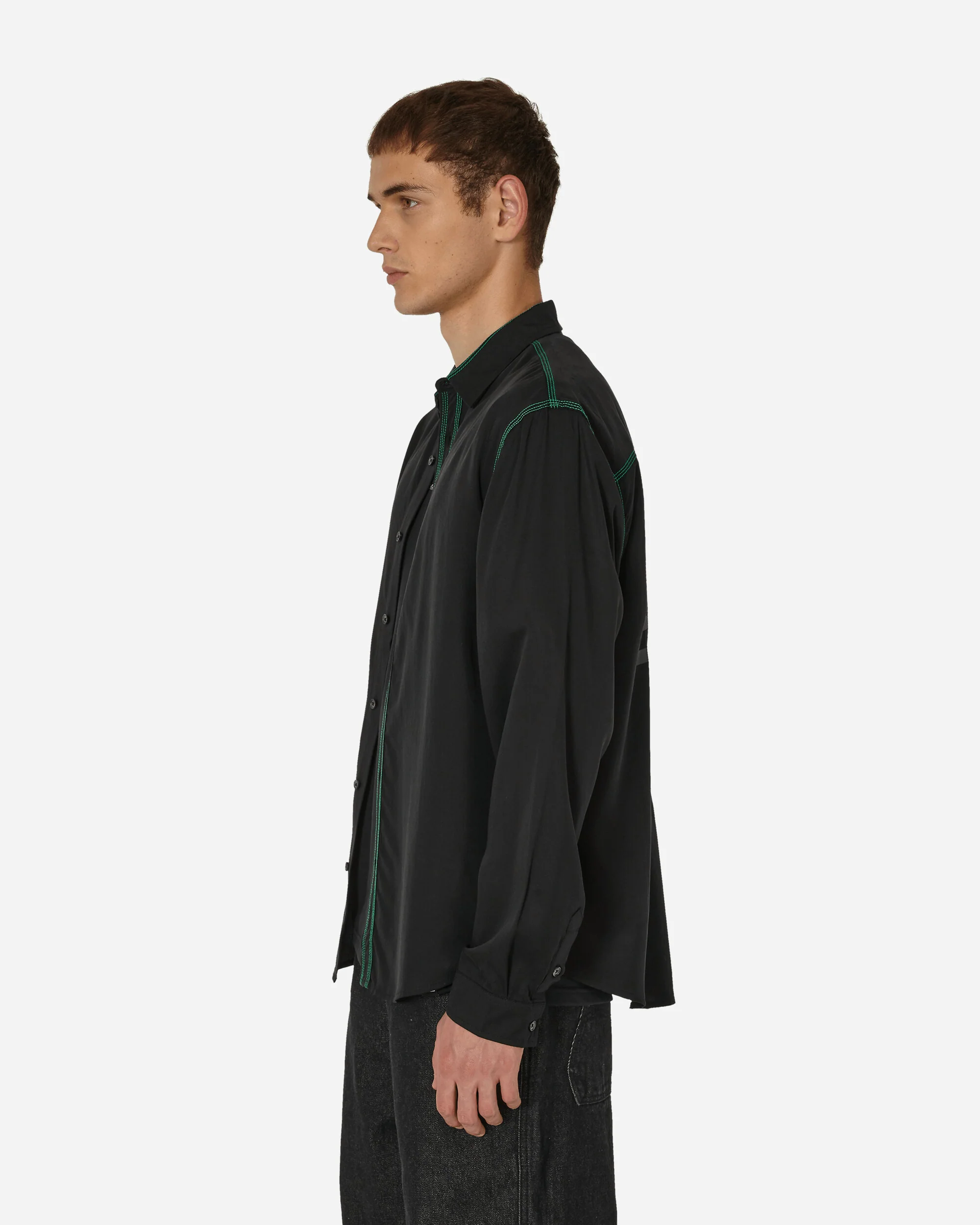 Life Button Down Shirt Black - Image 2