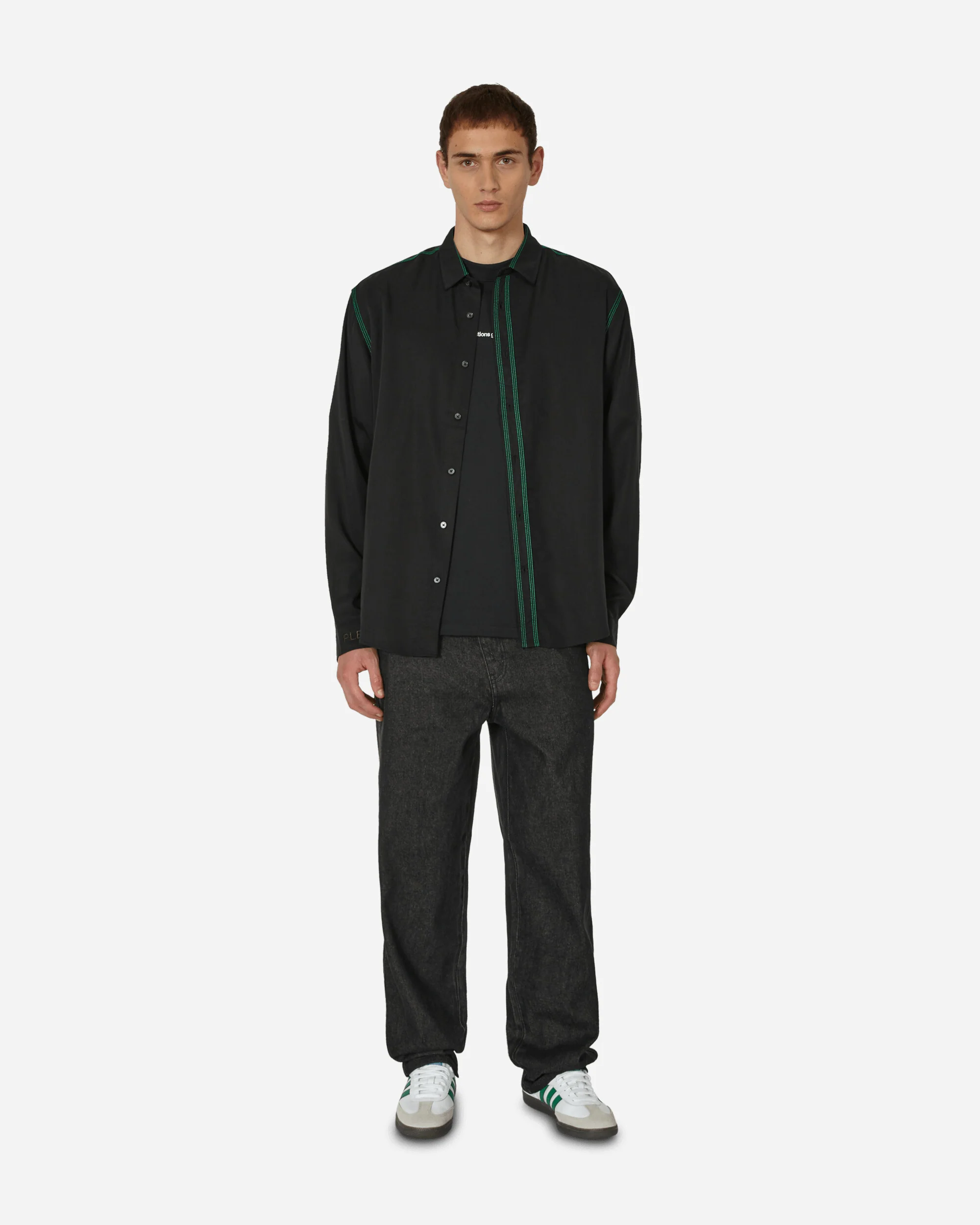 Life Button Down Shirt Black - Image 4