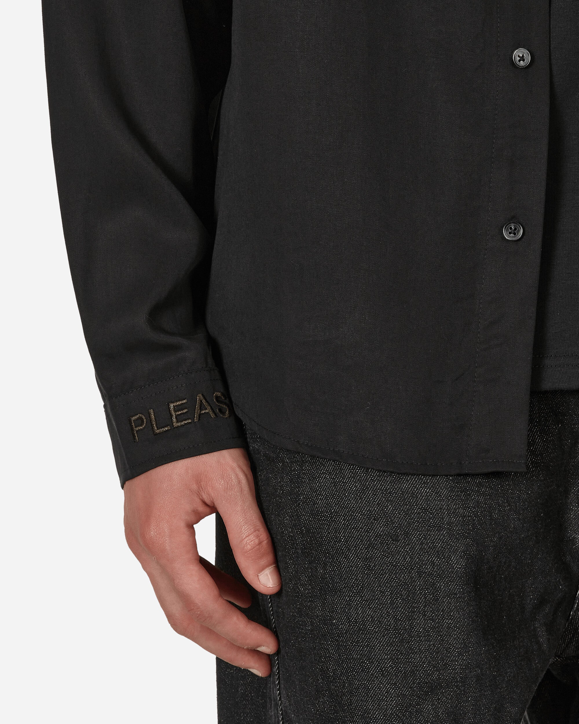 Life Button Down Shirt Black - Image 5