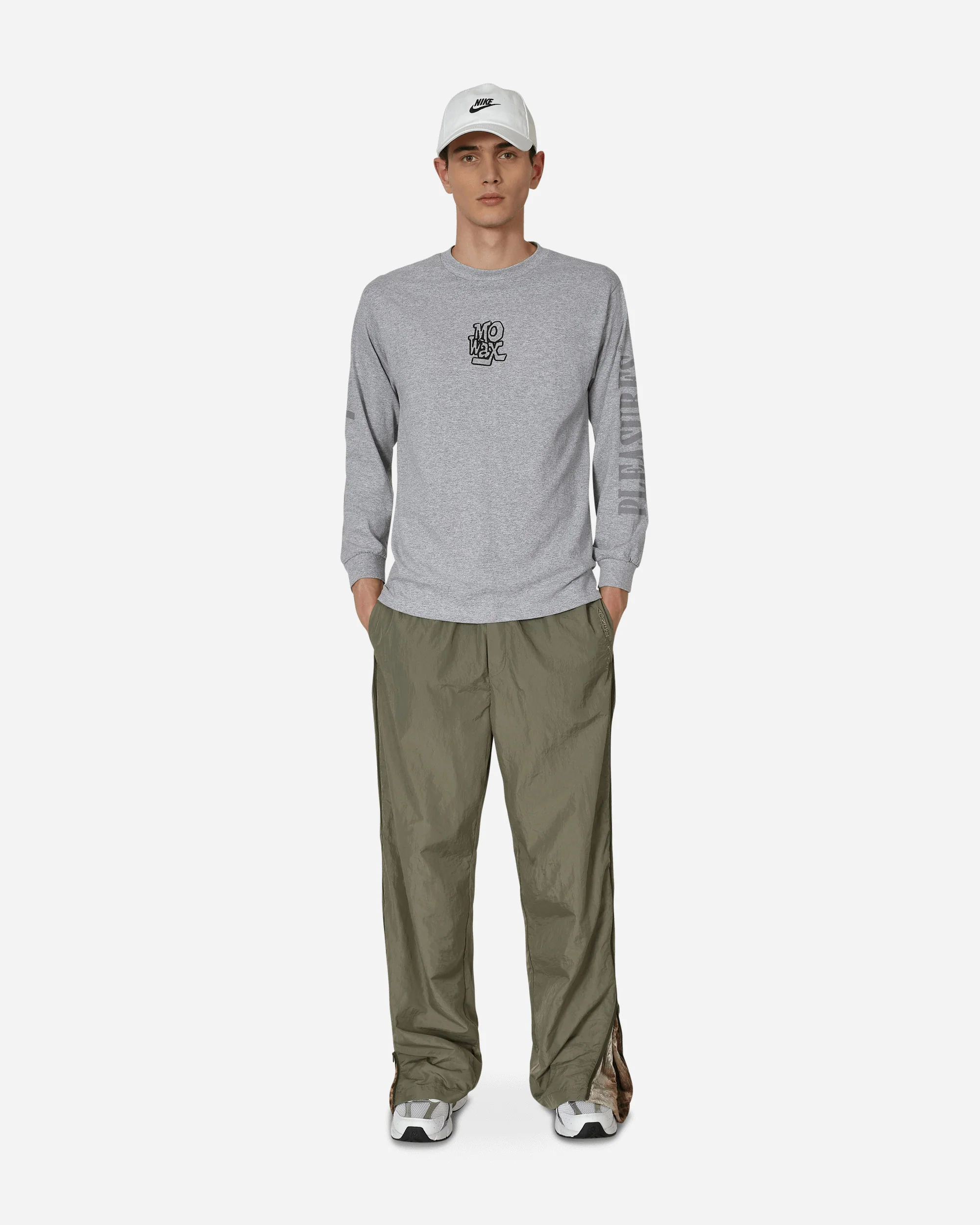 Music Longsleeve T-Shirt Grey - Image 4