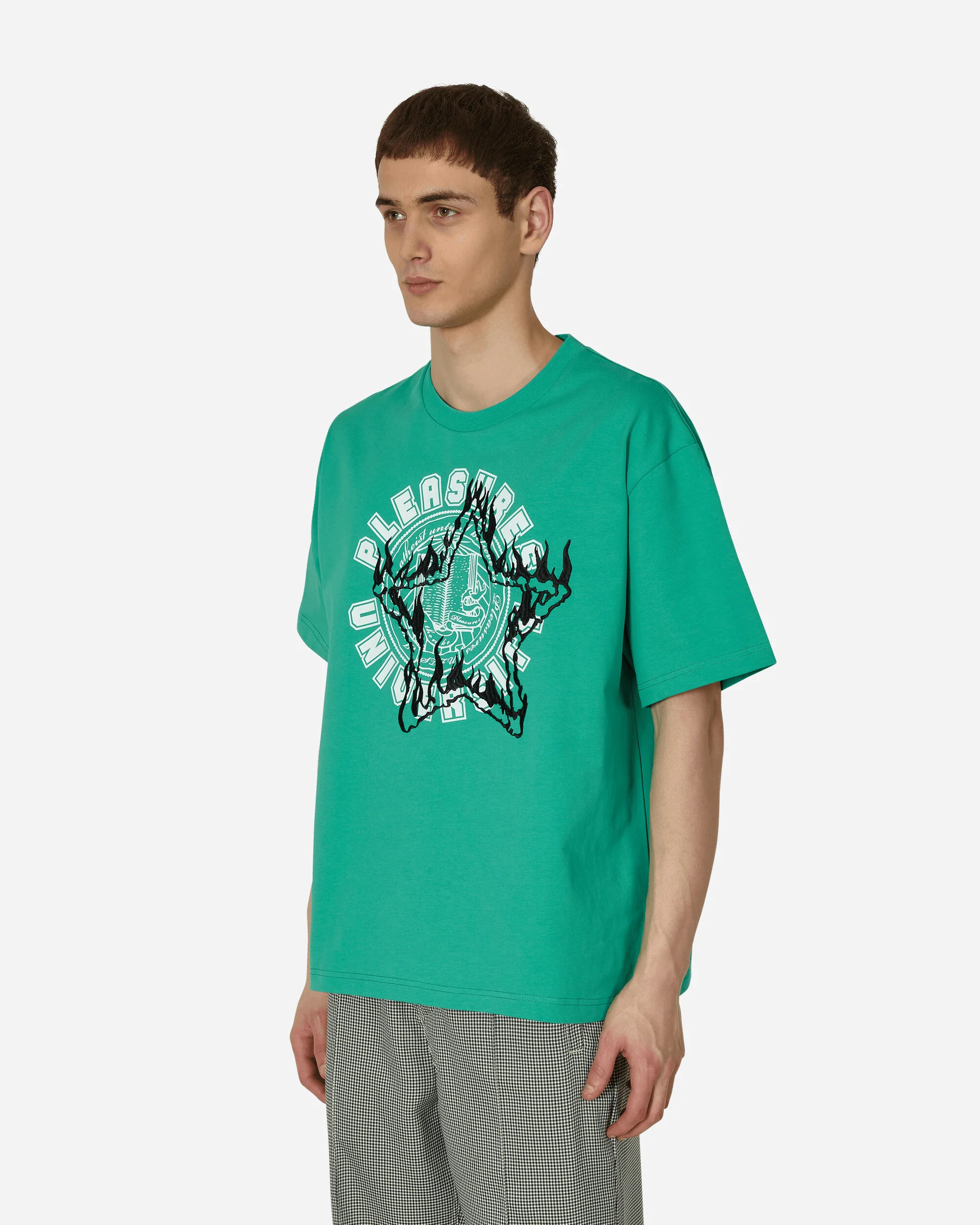 University Heavyweight T-Shirt Green - Image 2