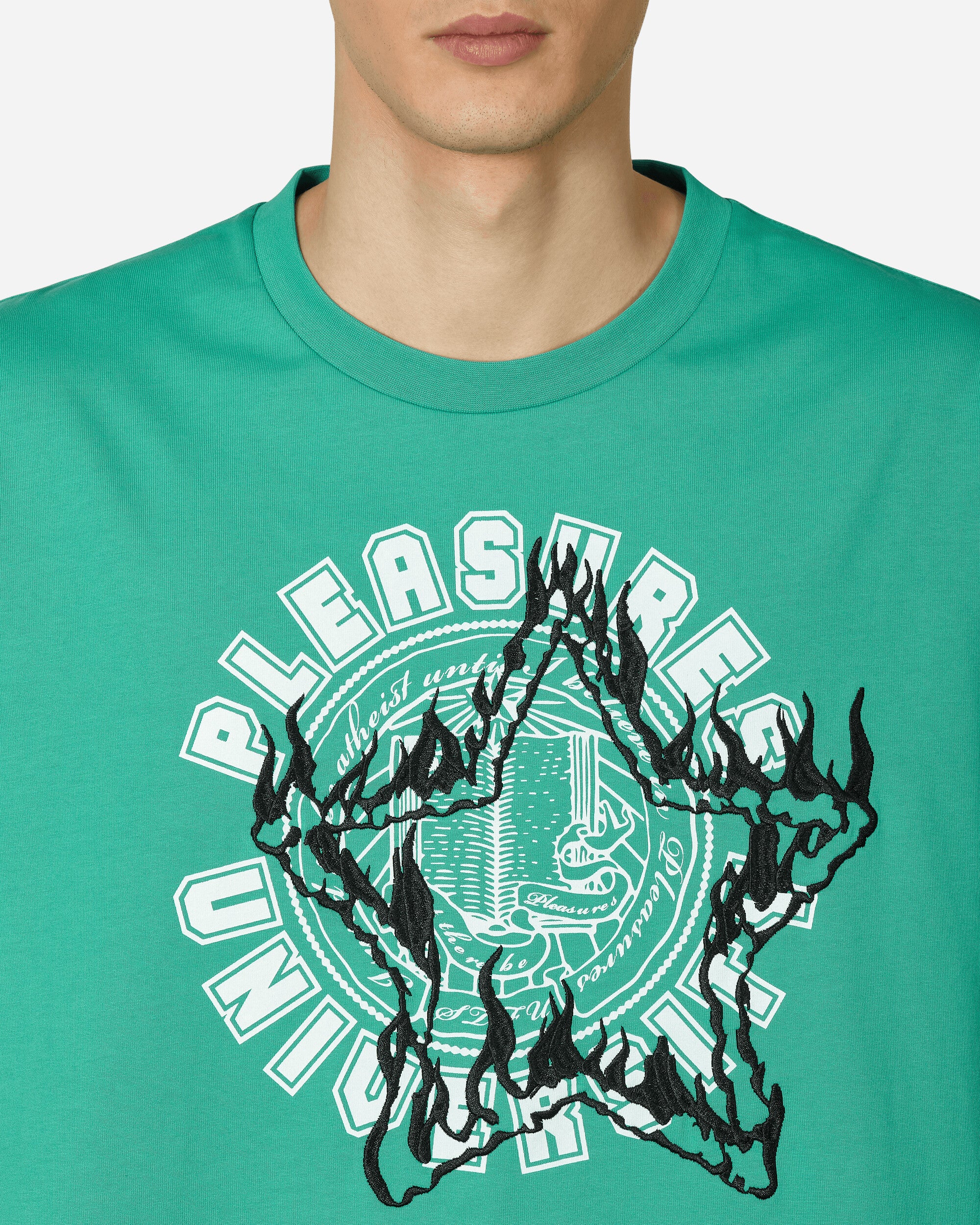 University Heavyweight T-Shirt Green - Image 5