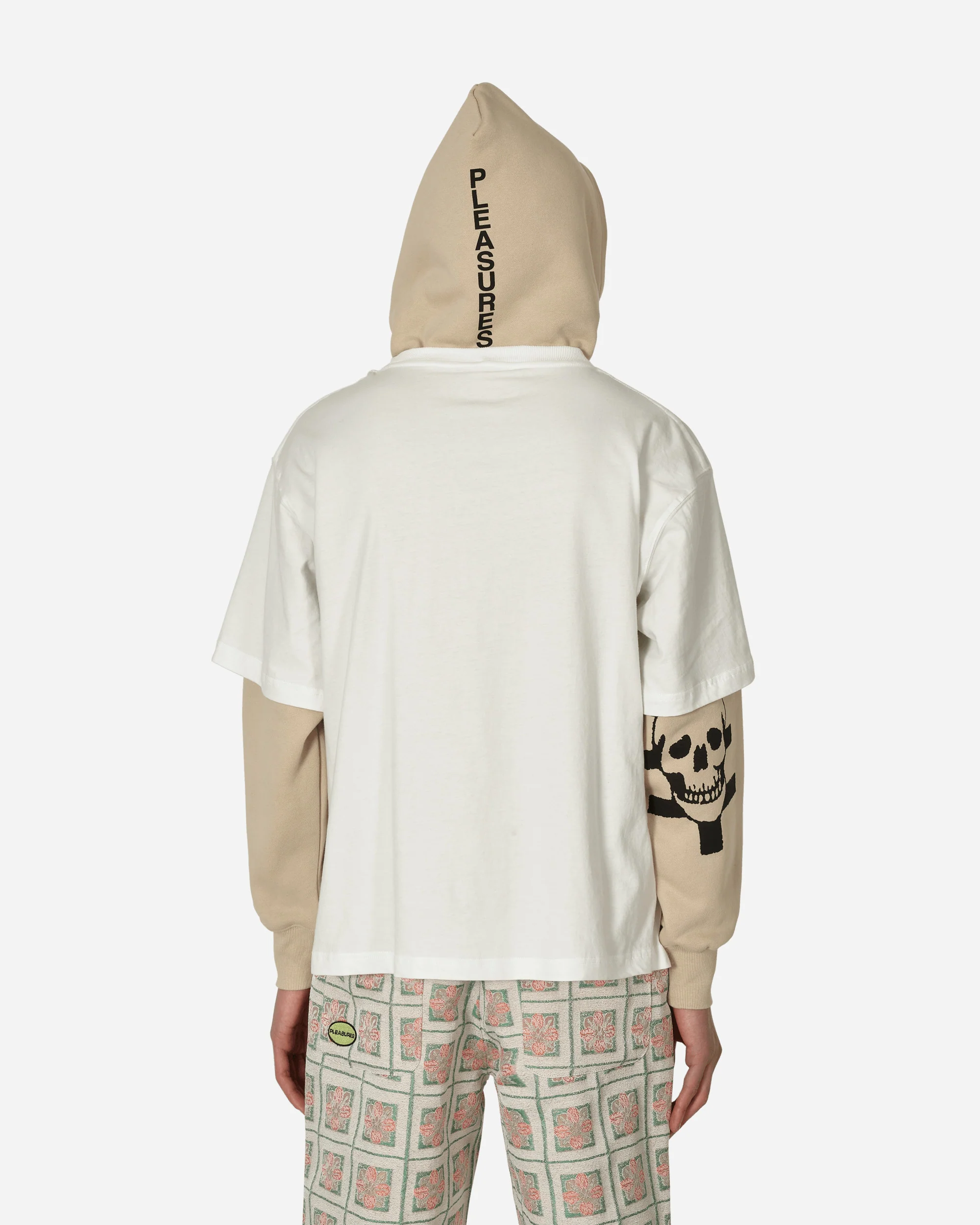 Viva Hooded Sweatshirt Beige - Image 3