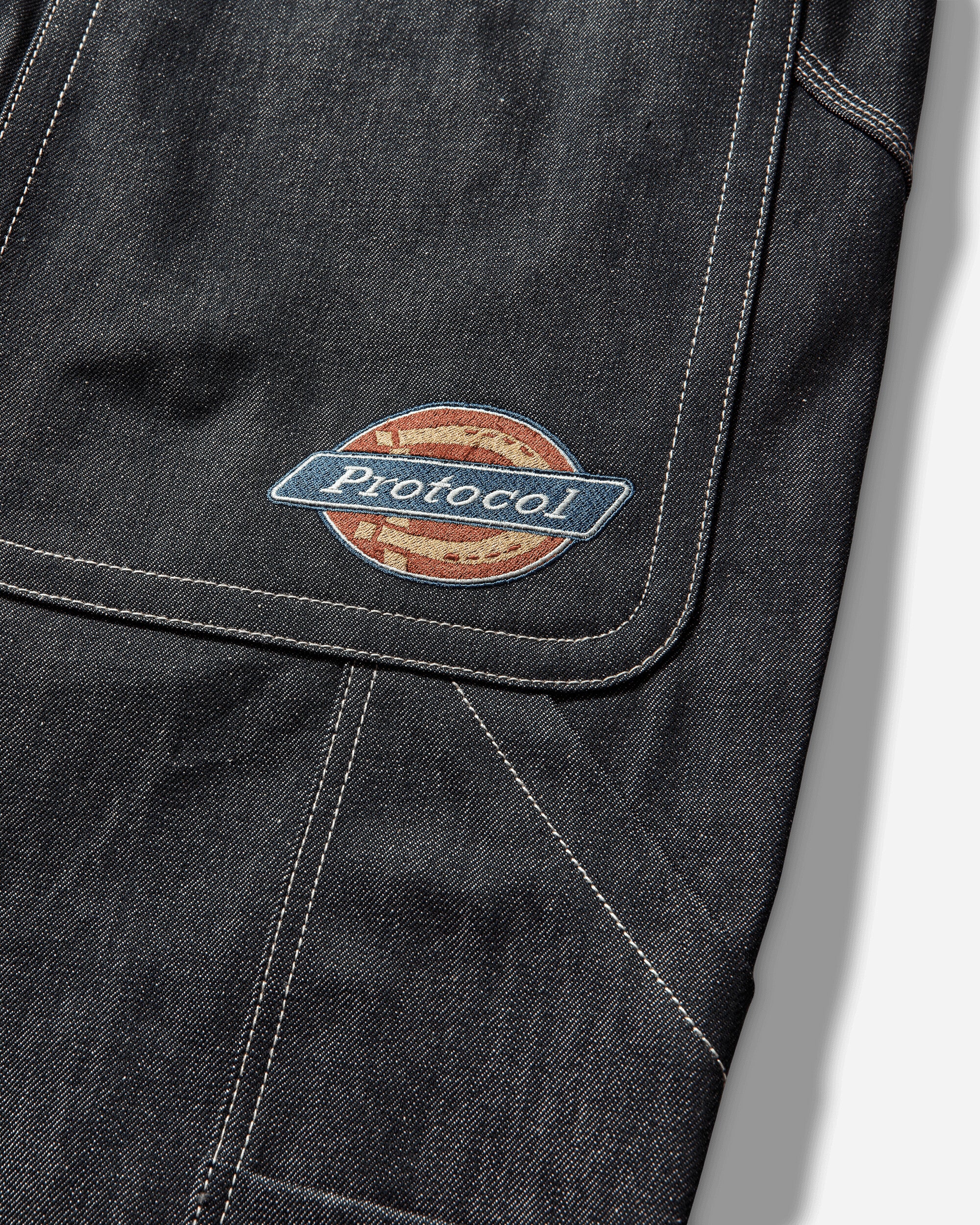 3 Layered Denim Pants Indigo Blue - Image 3