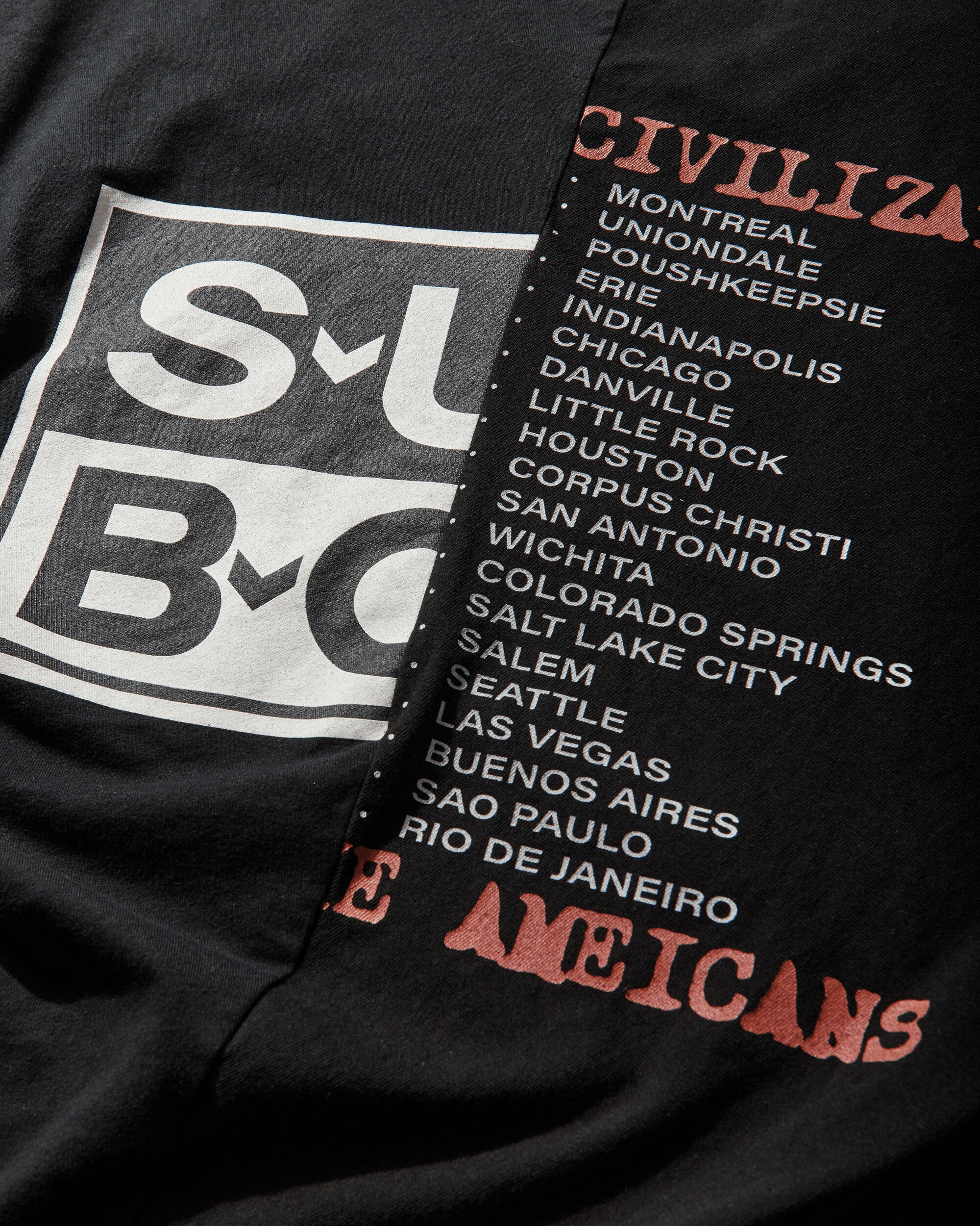 Fake Shoulder Seam T-Shirt Black - Image 3