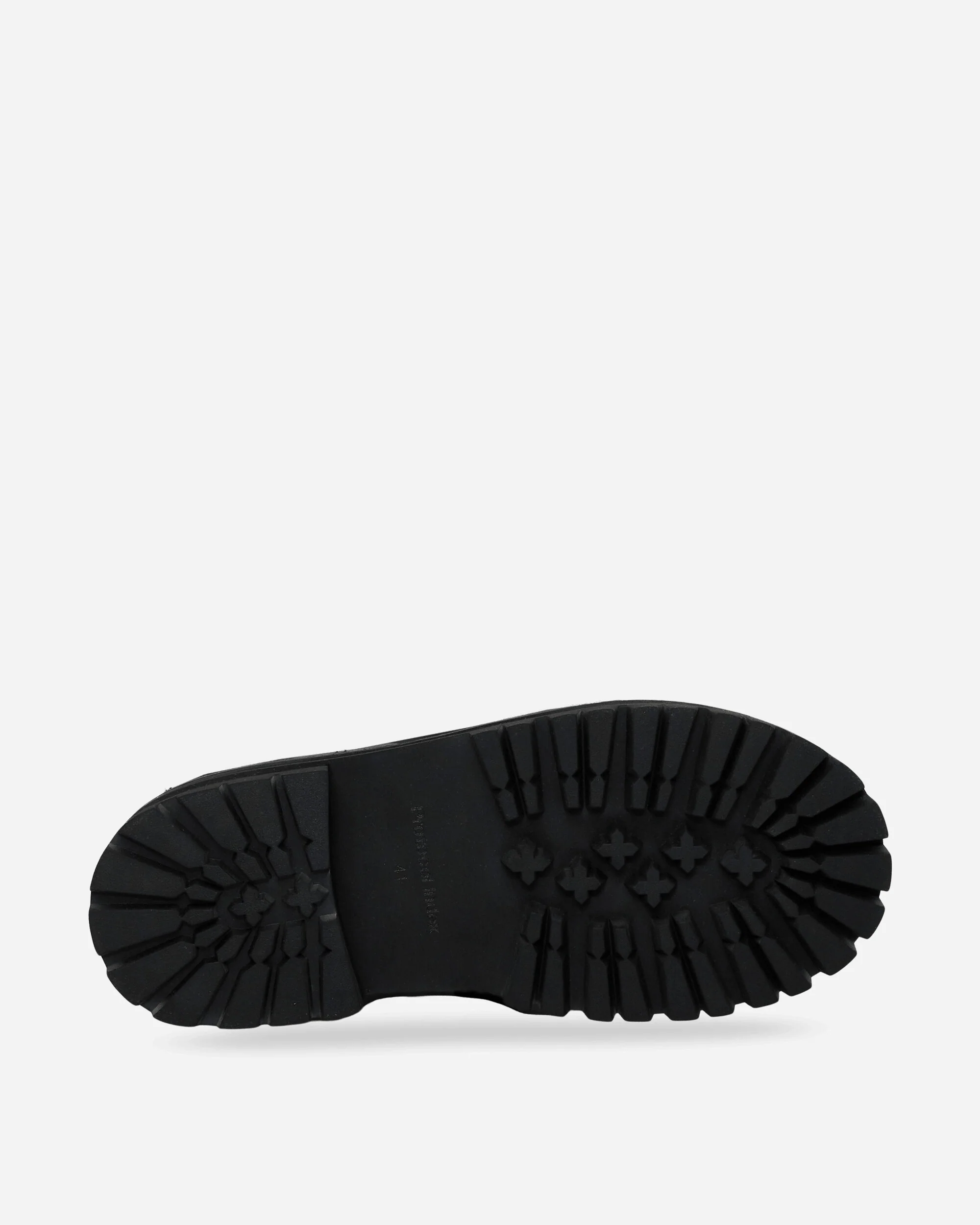 Distressed Shaft Boots Black - Image 5