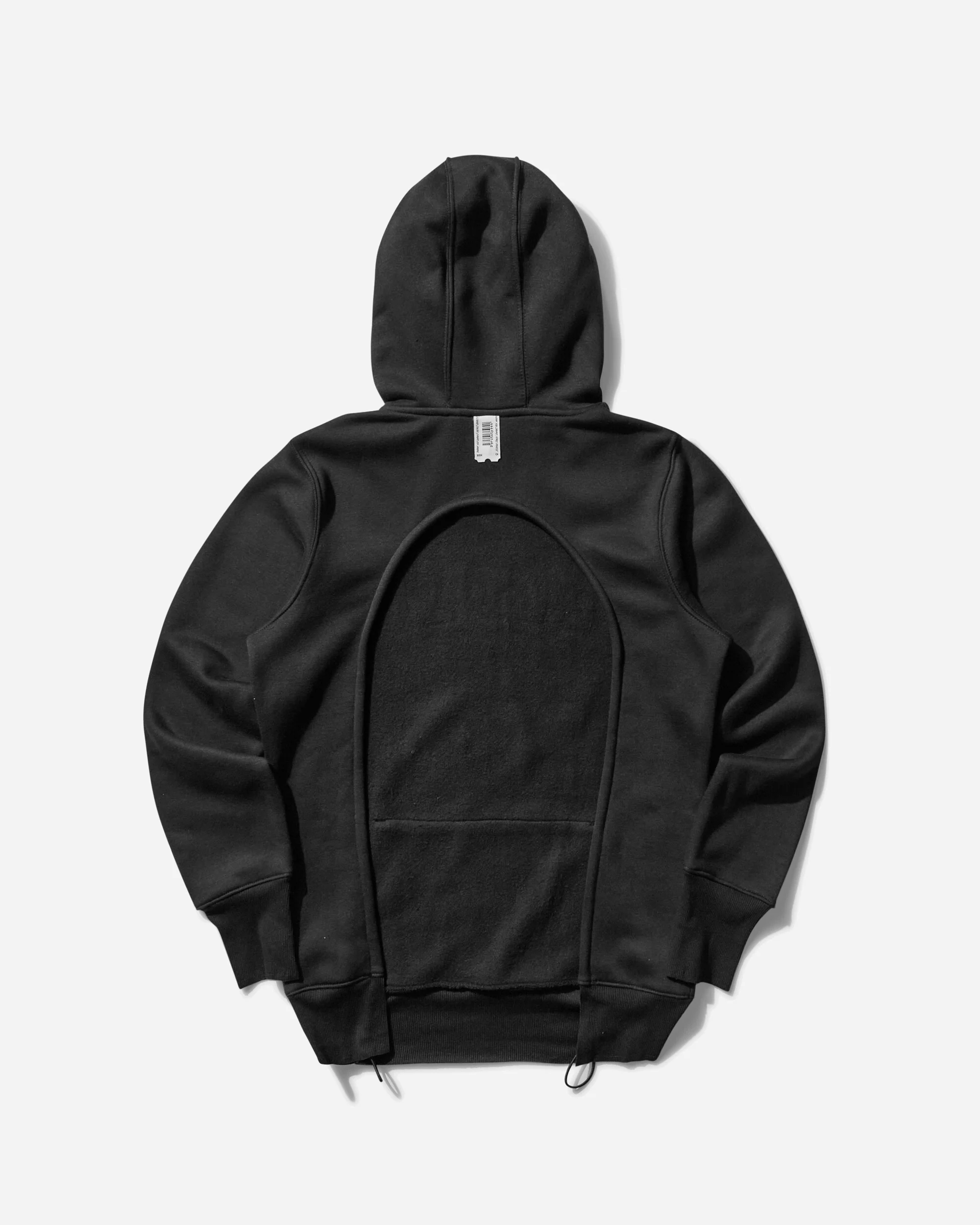 Women's Backless Hoodie Black - Image 2