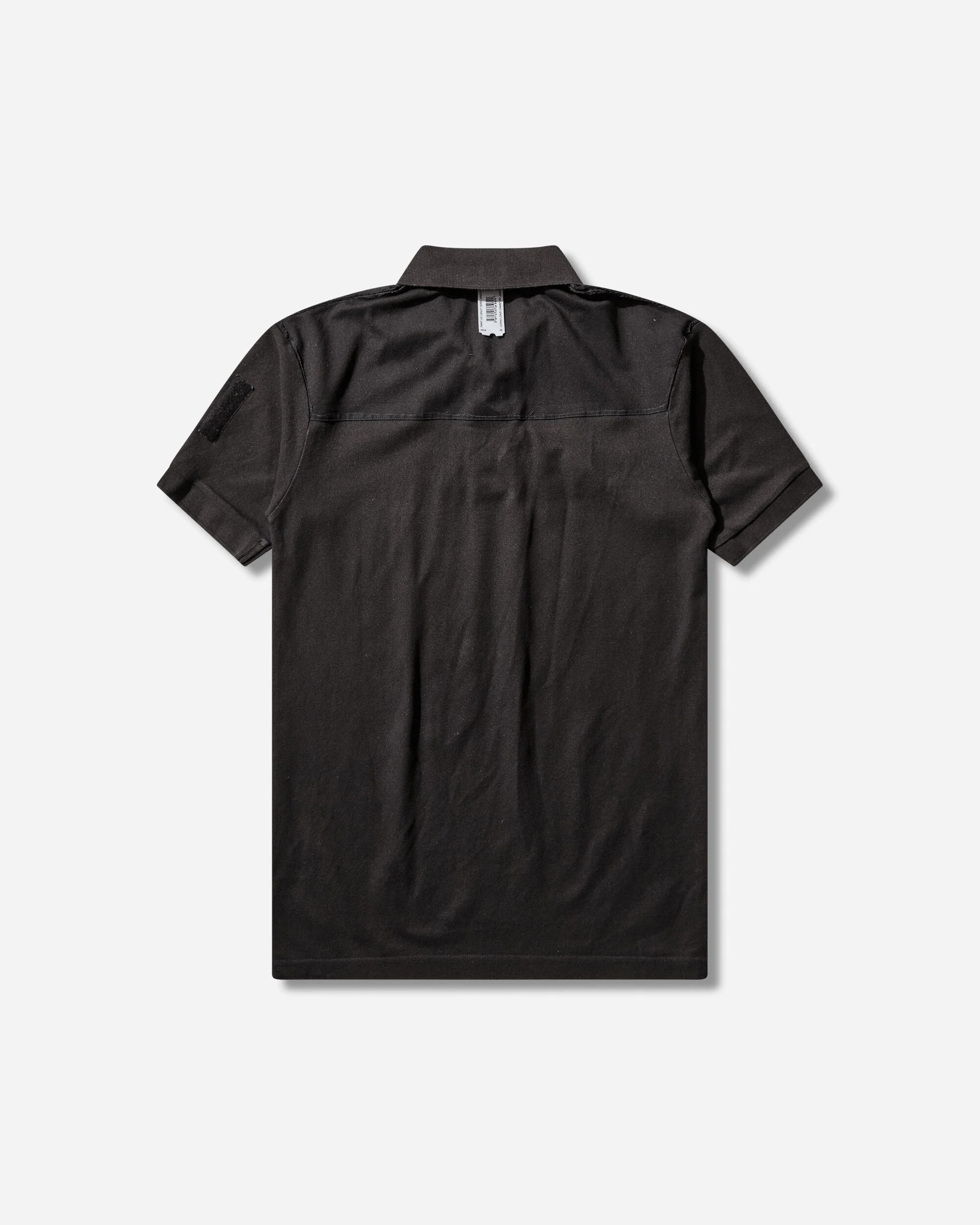 Cut Up Military Polo Black - Image 2