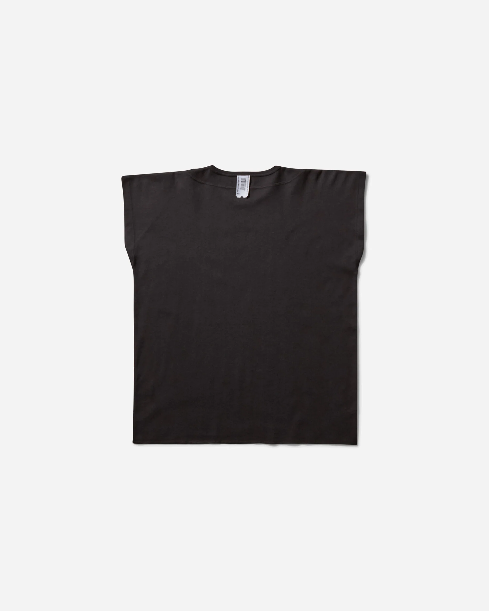 Women's Waffle Muscle T-Shirt Black - Image 2