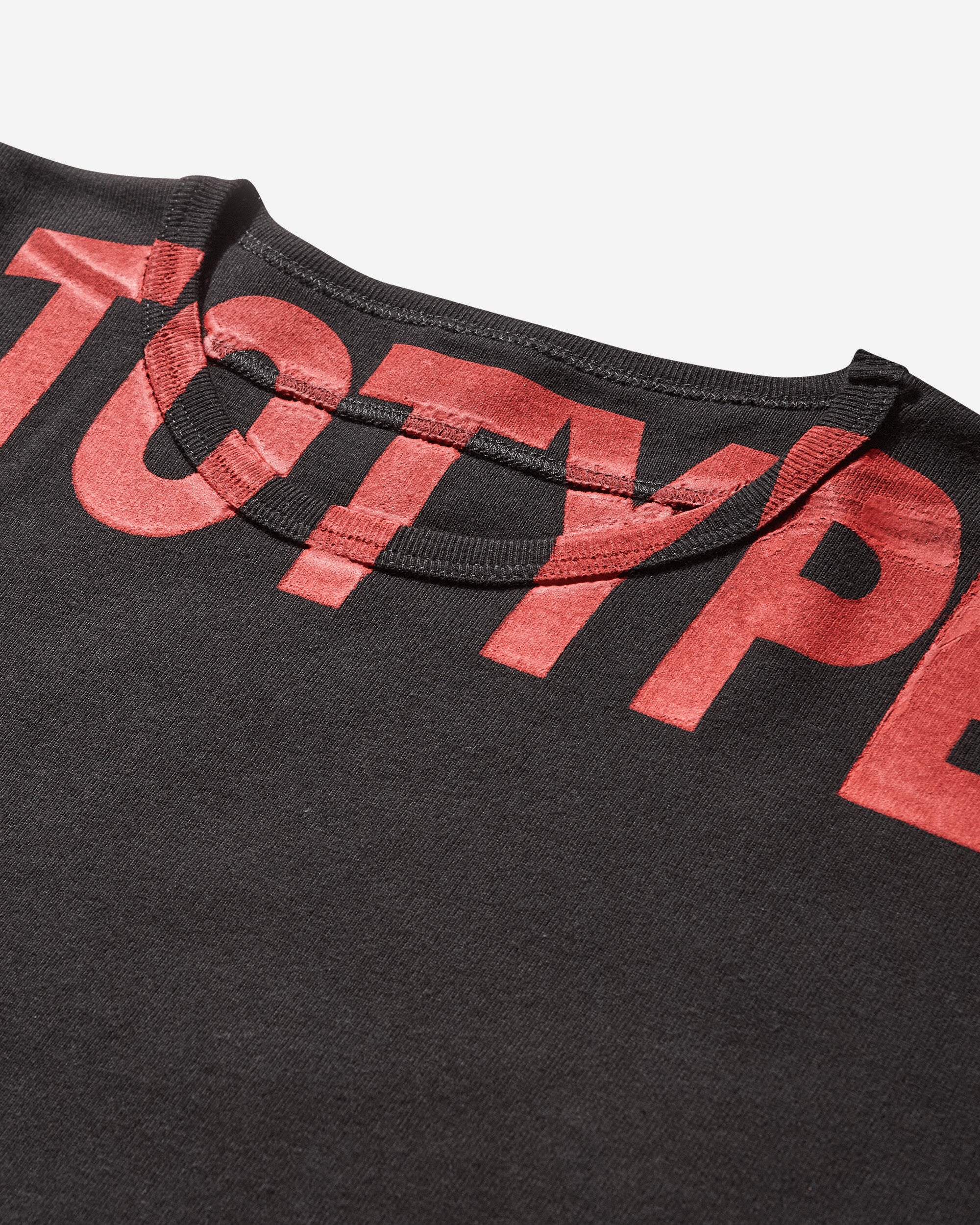Women's Waffle Muscle T-Shirt Black - Image 3