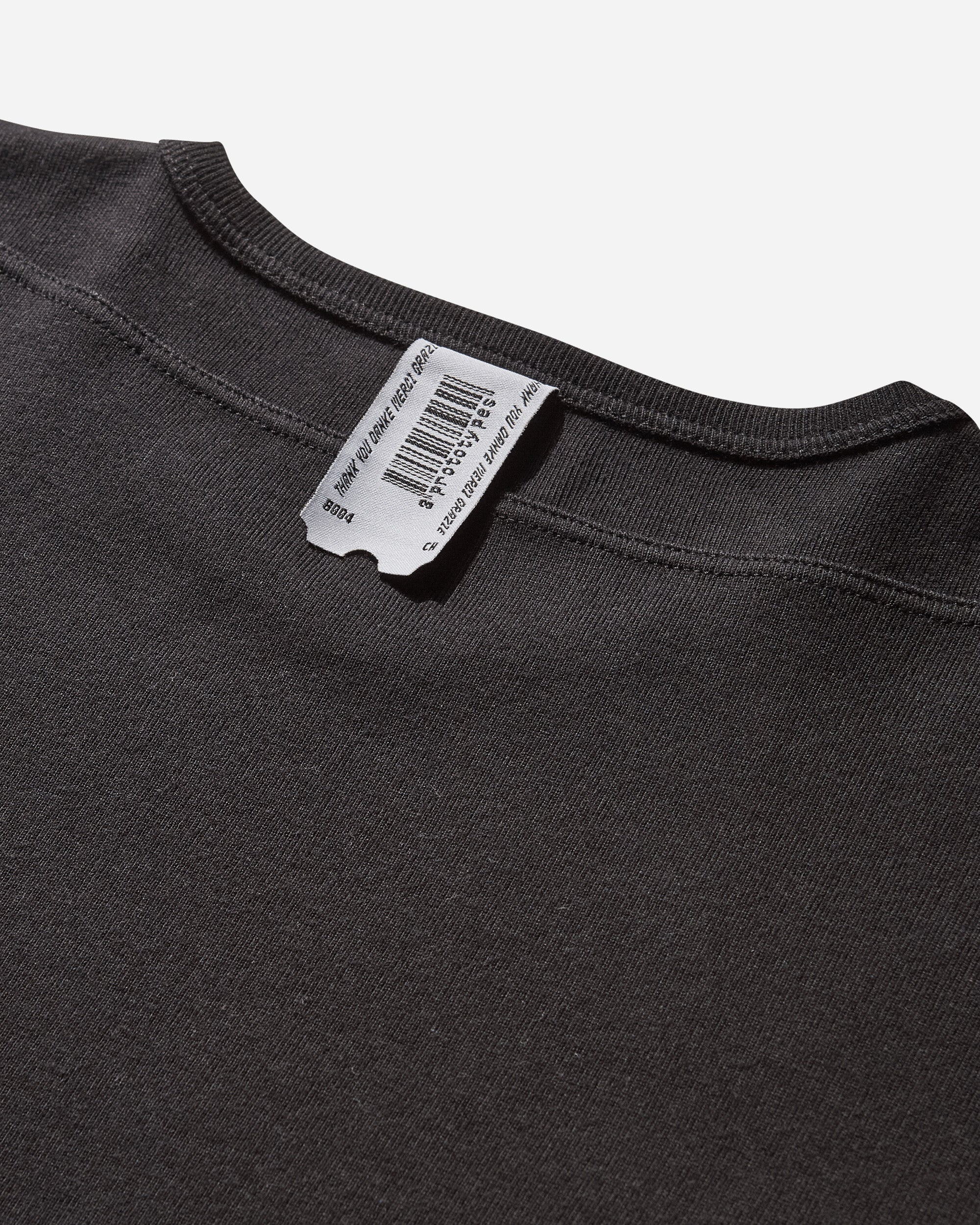 Women's Waffle Muscle T-Shirt Black - Image 4