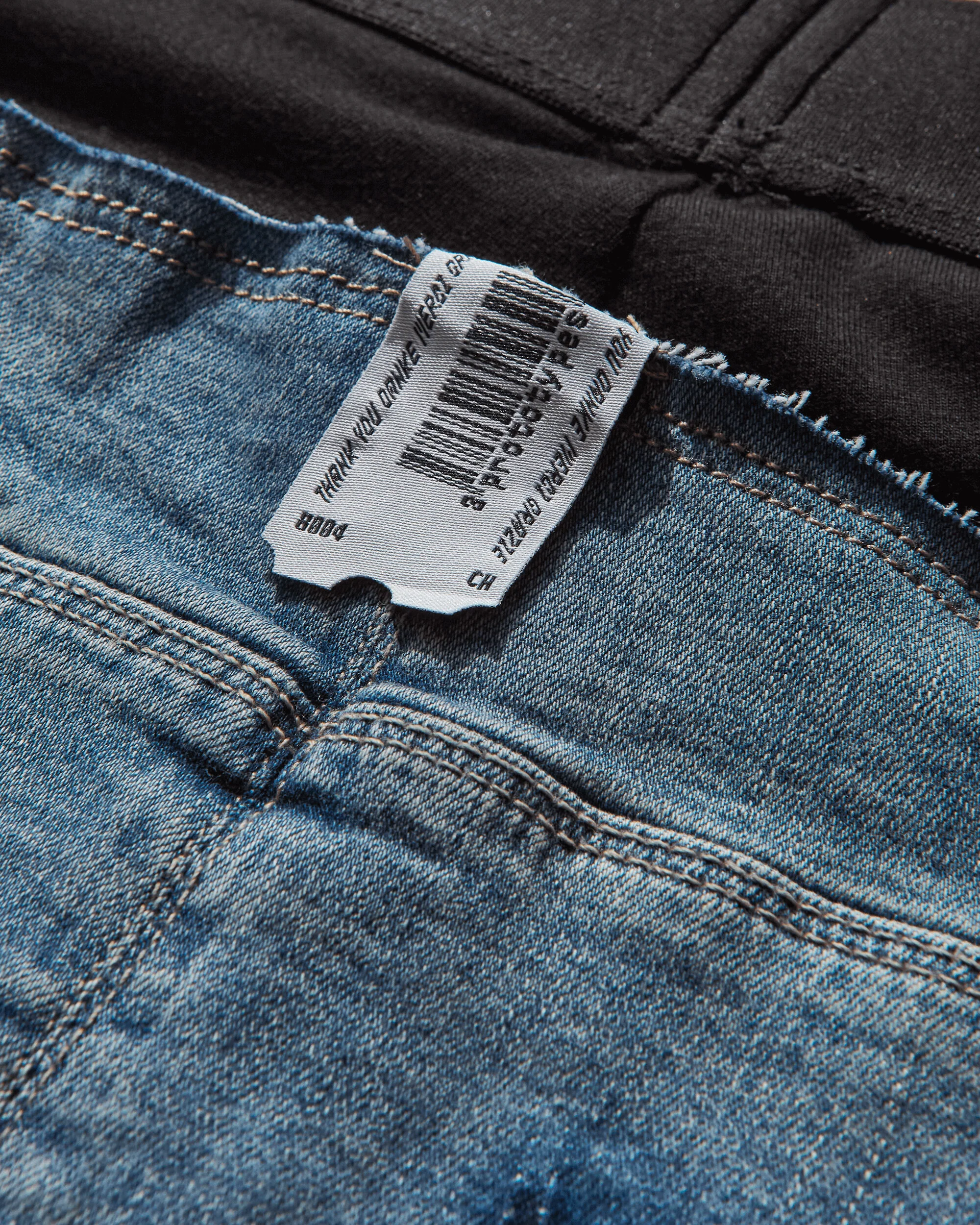 Women's Waistband Denim Pencil Skirt Blue - Image 3