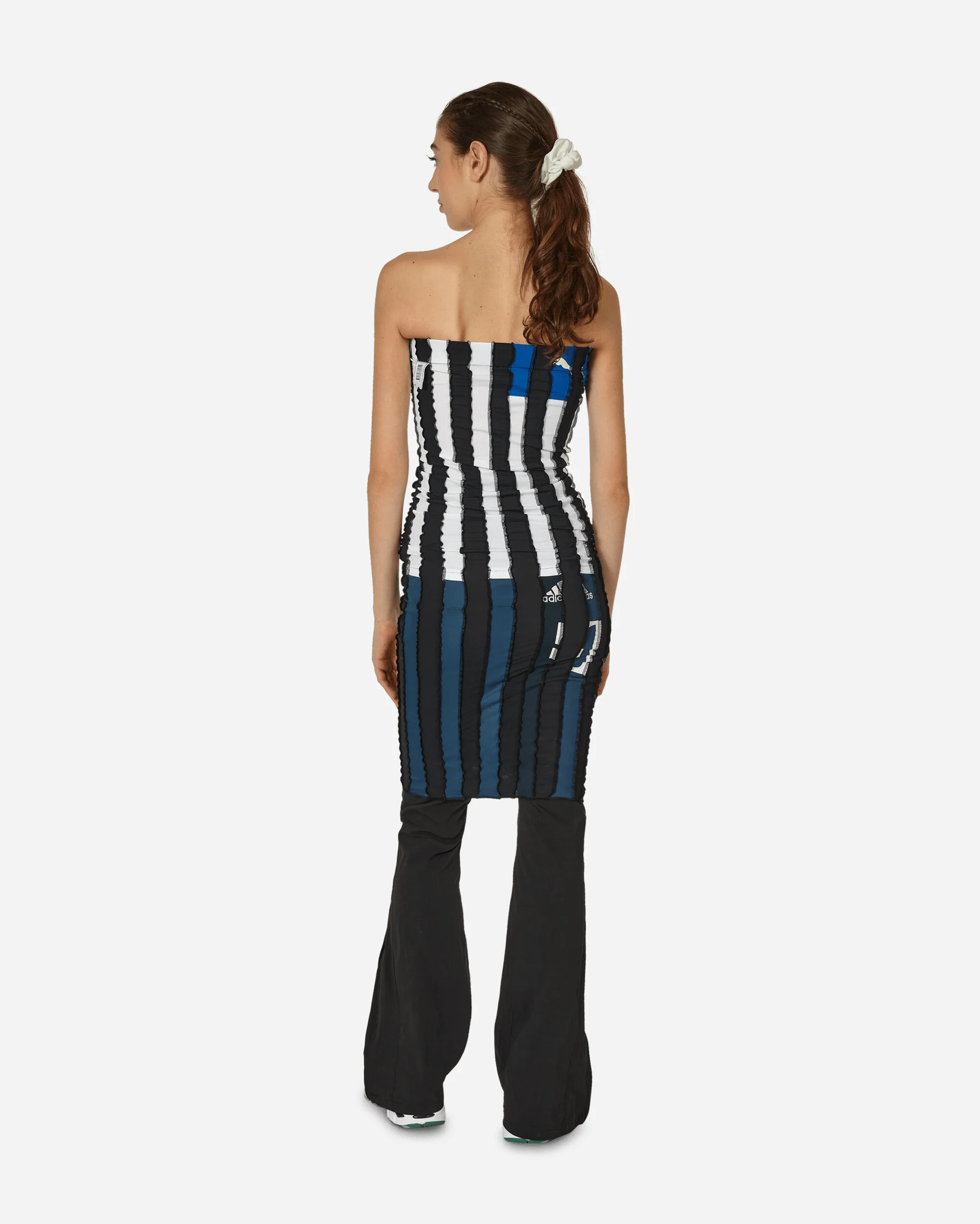 Cut Up Football Tube Dress Black - Image 3