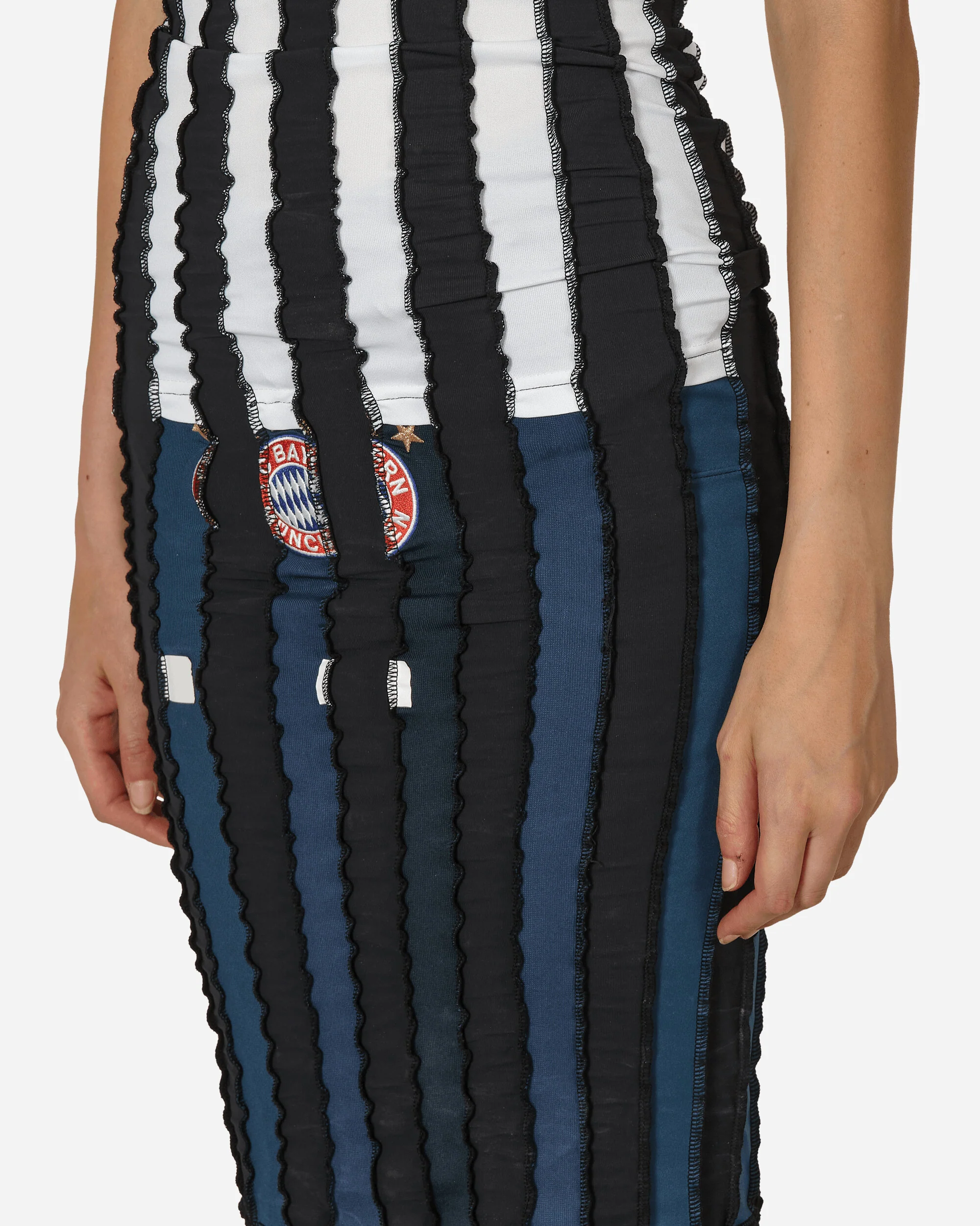 Cut Up Football Tube Dress Black - Image 5