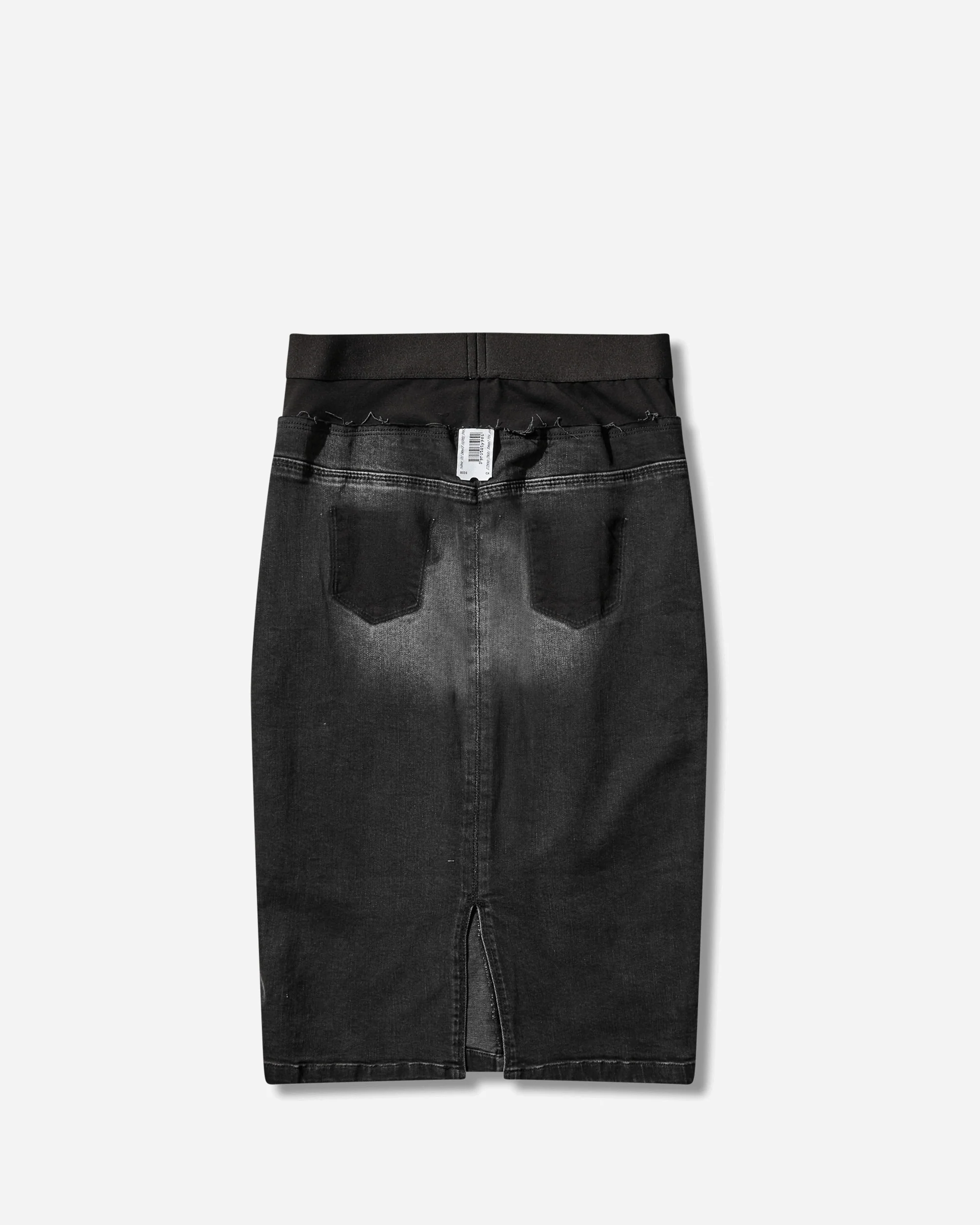 Women's Denim Pencil Skirt Black - Image 2