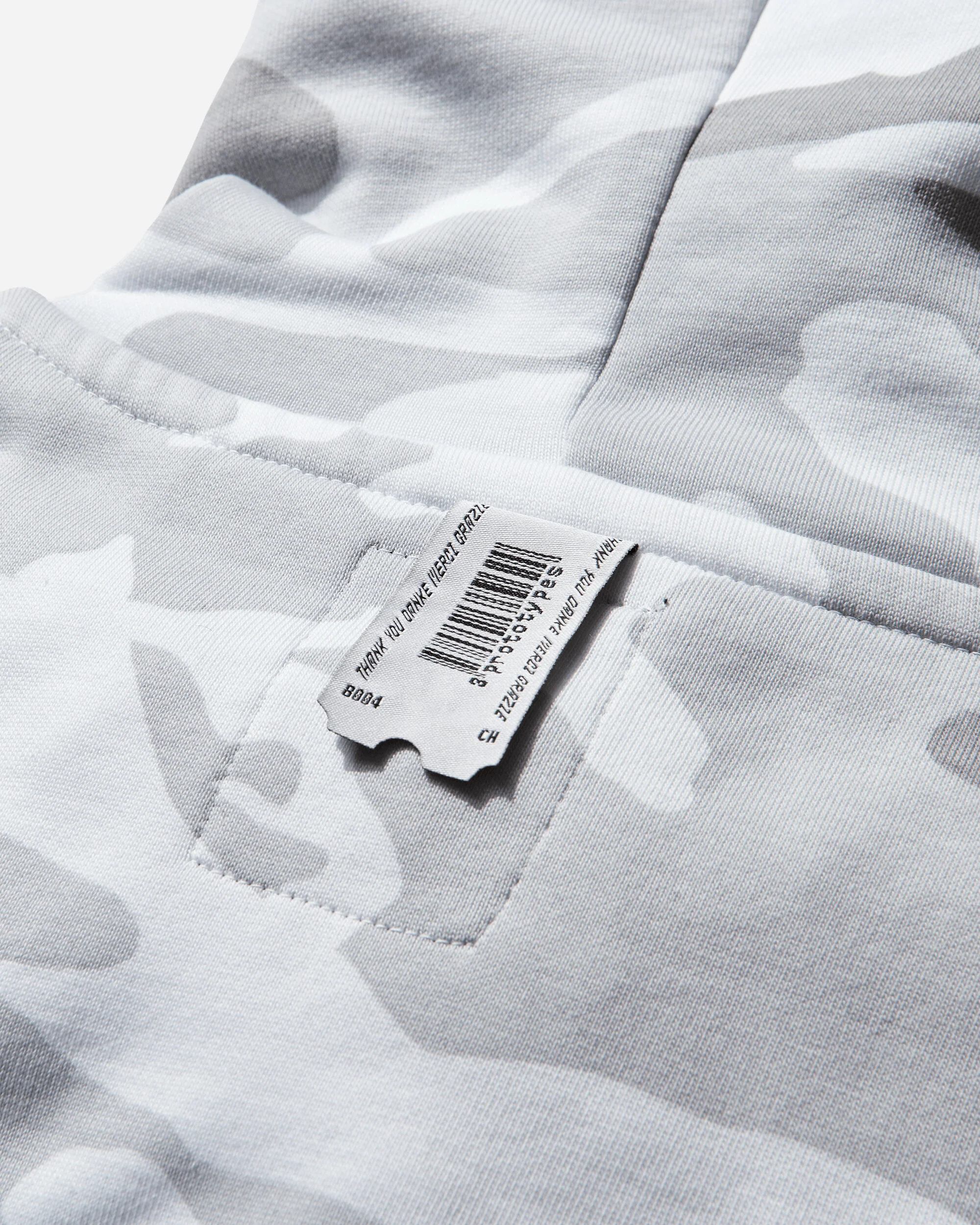 Women's Alpha Industries Fur Trimmed Hoodie White Camo - Image 3