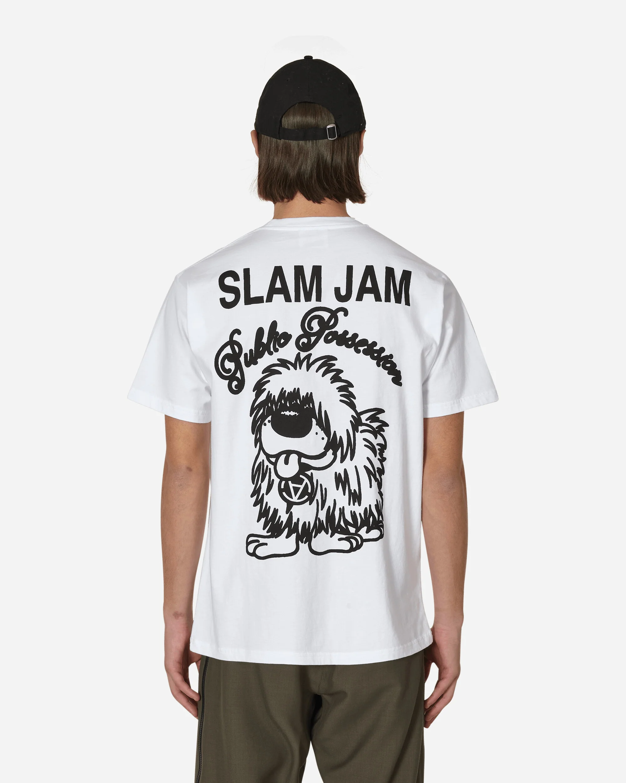 Slam Jam Dog Doesn't Know T-Shirt White - Image 3