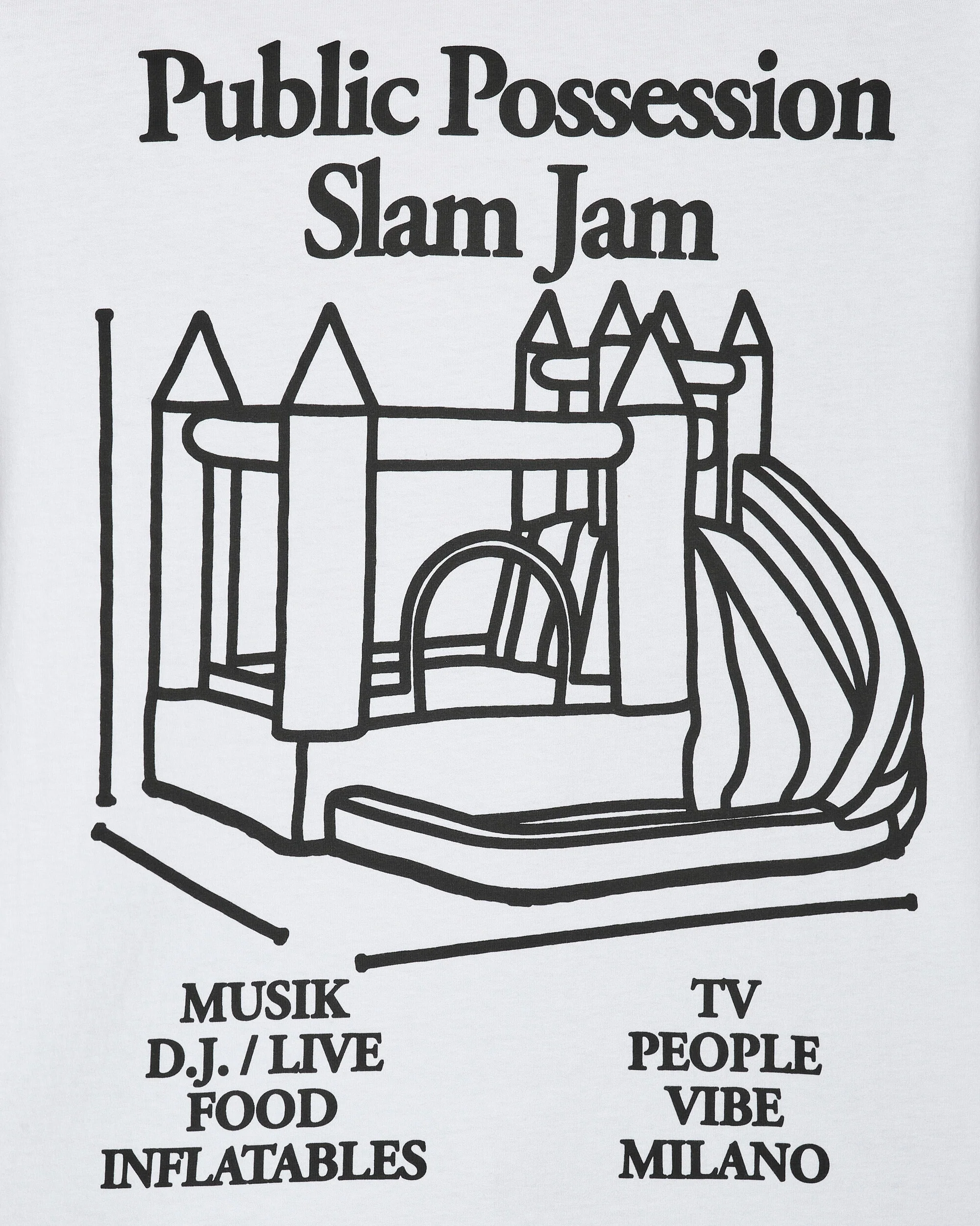 Slam Jam My Castle T-Shirt White - Image 5
