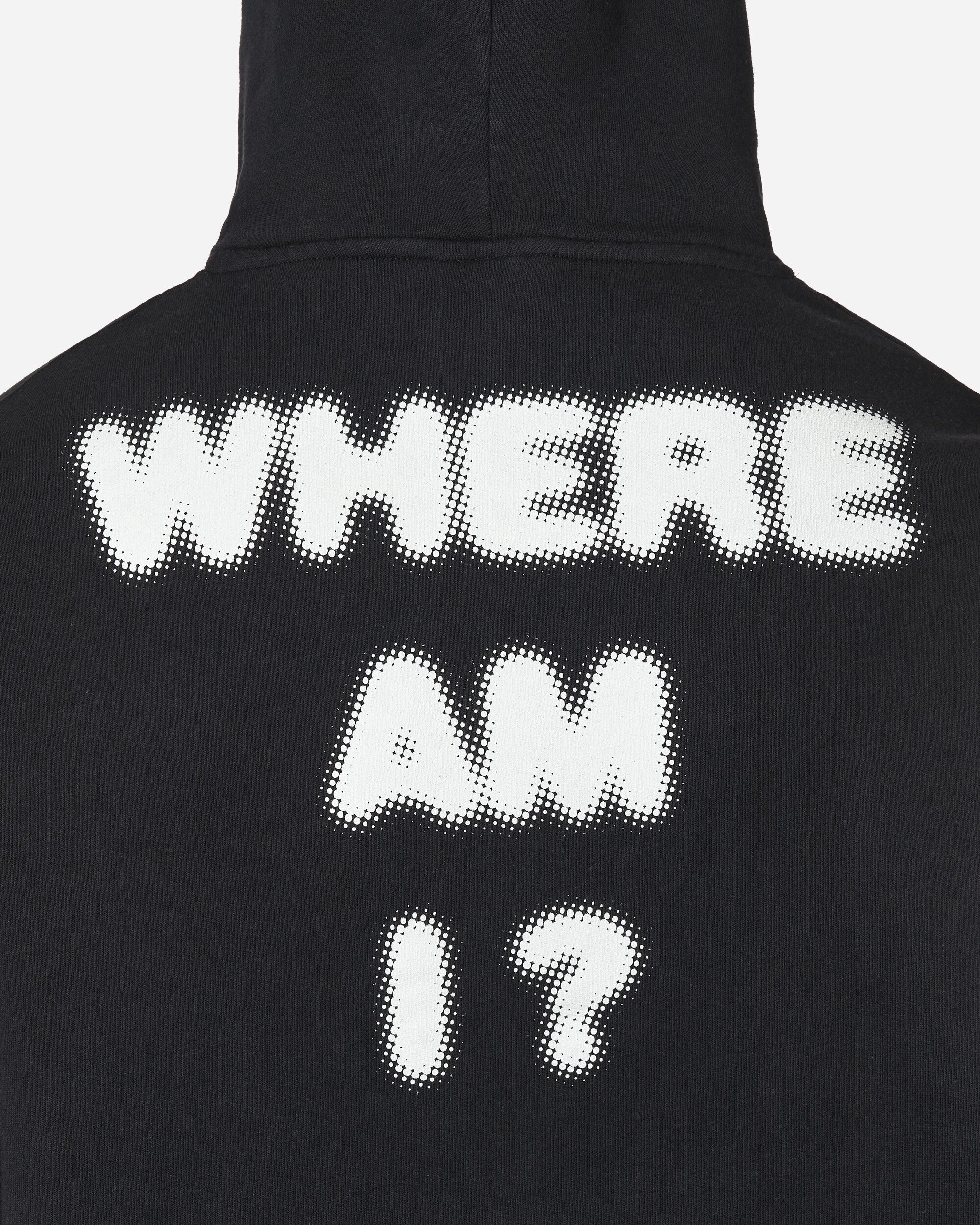 Slam Jam Where Am I Hooded Sweatshirt Black - Image 5