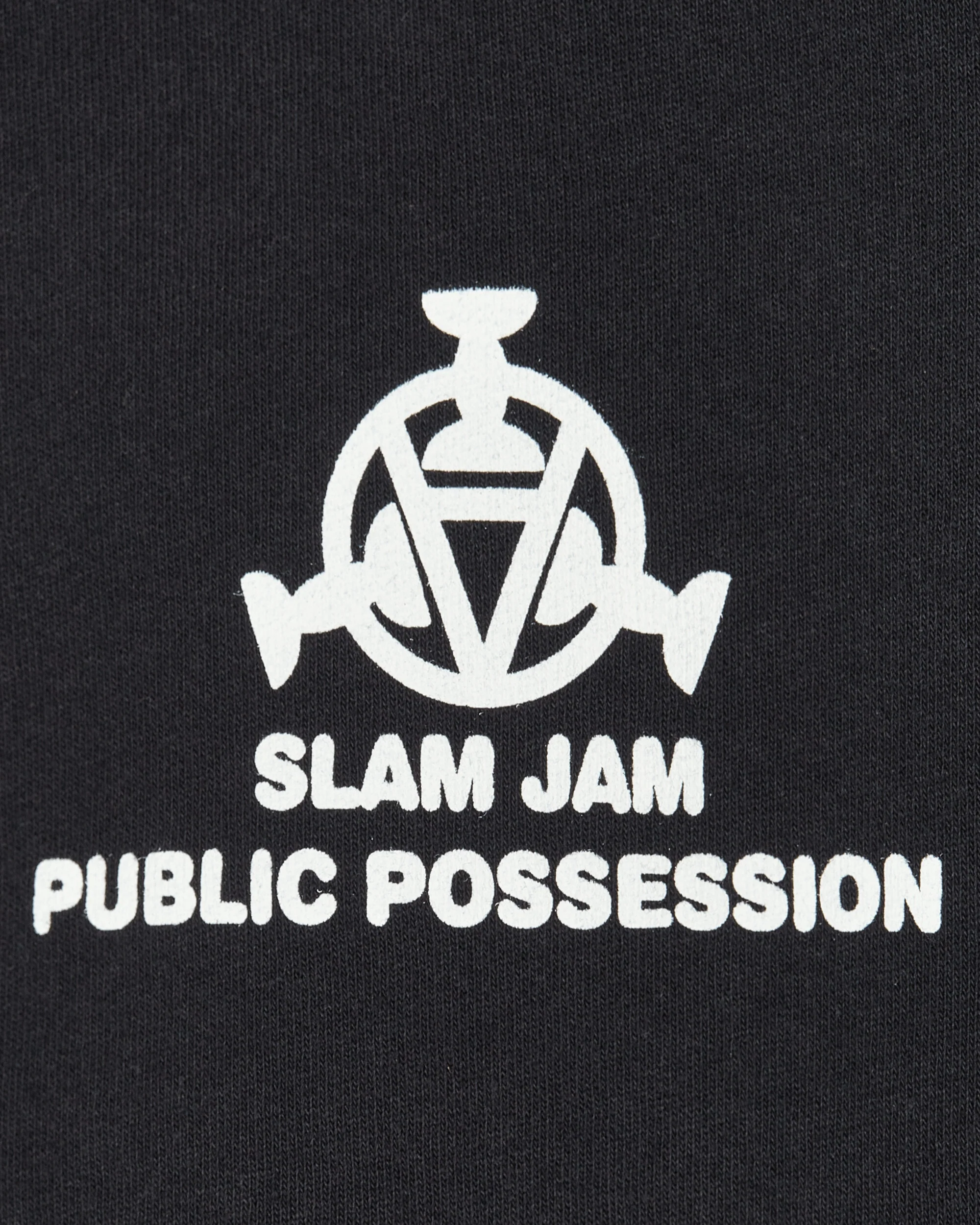 Slam Jam Where Am I Hooded Sweatshirt Black - Image 6