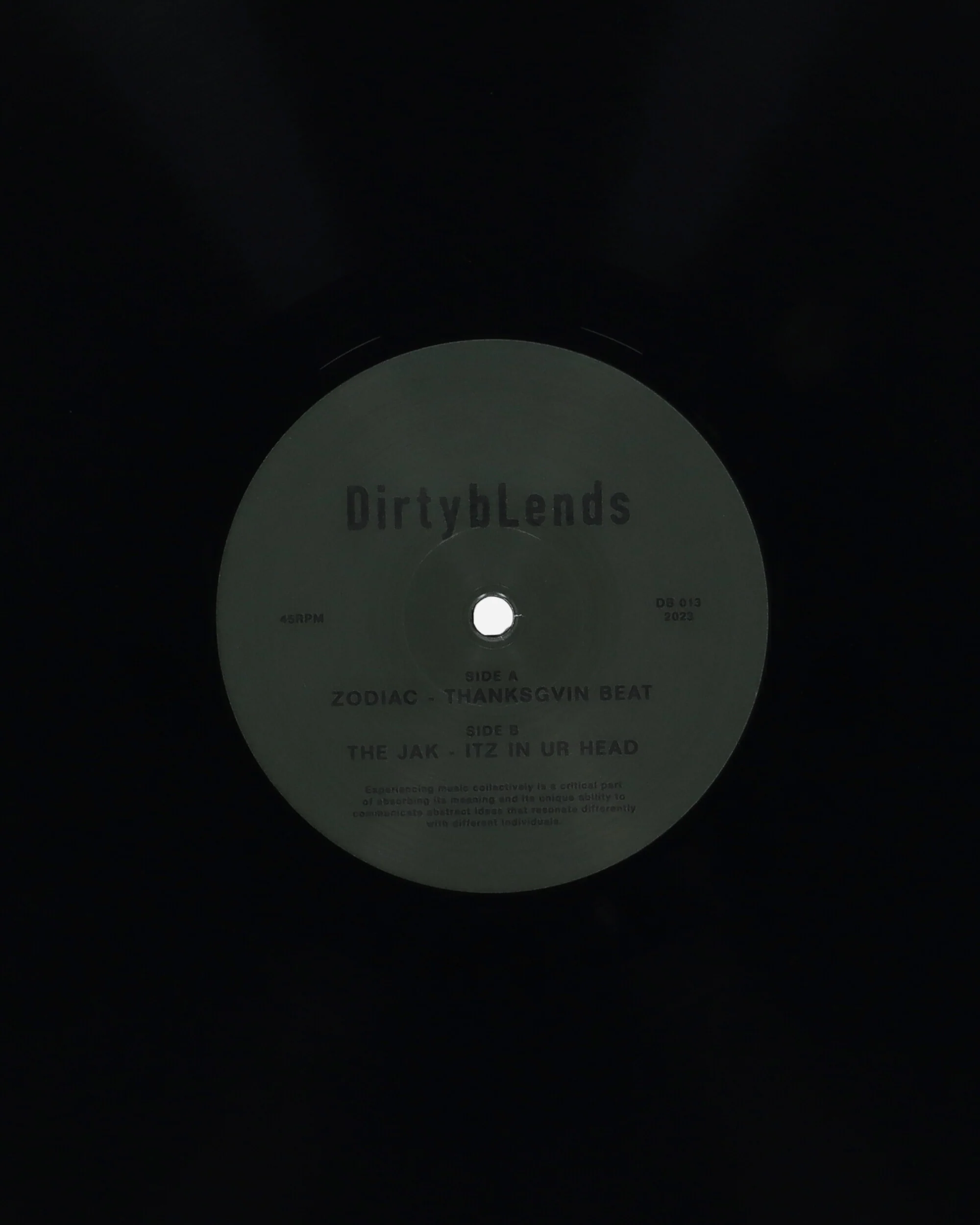 Thanksgivin Beat / Itz In Ur Head Vinyl - Image 5