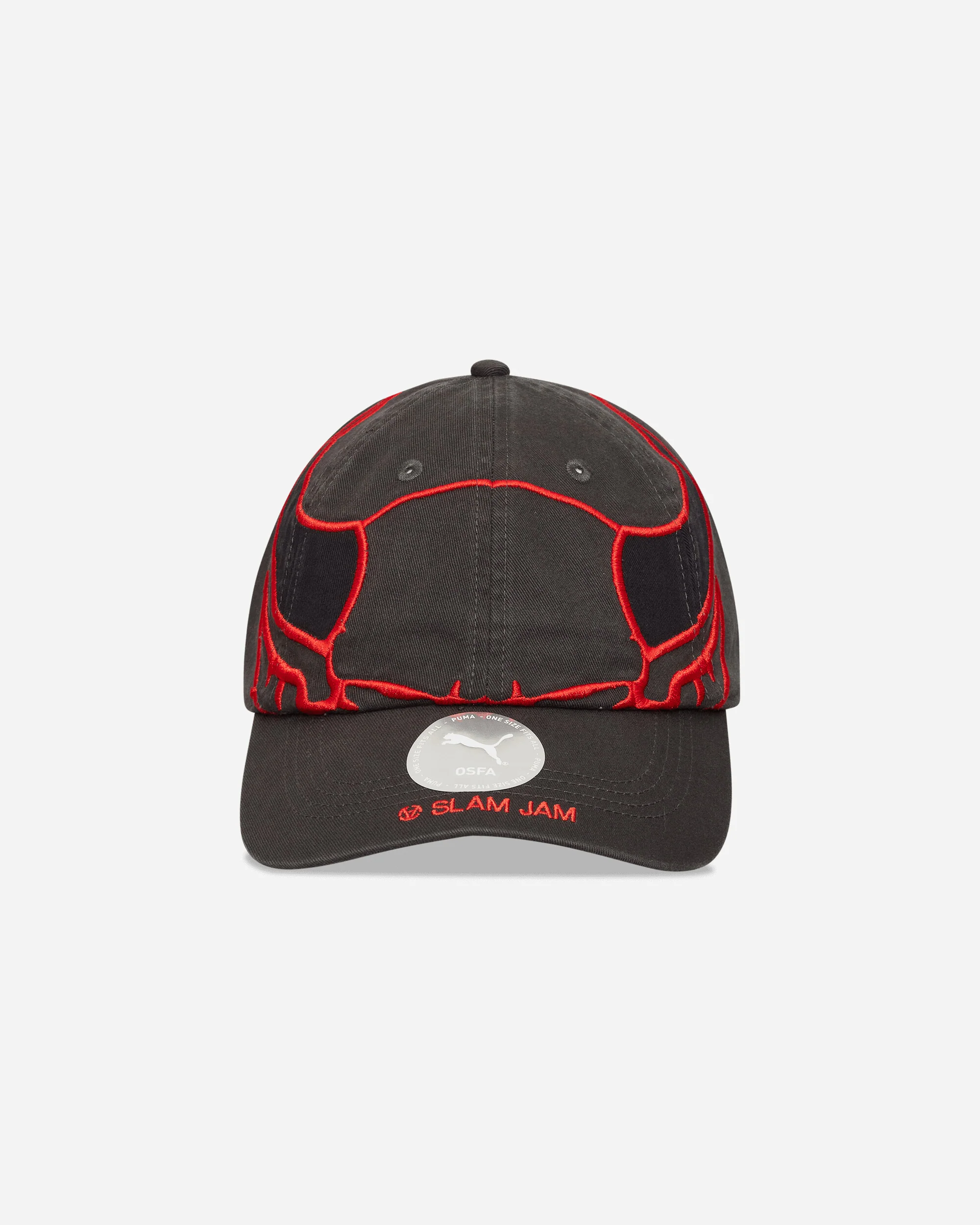AC Milan x Slam Jam Cap Black / For All Time Red - Image 2
