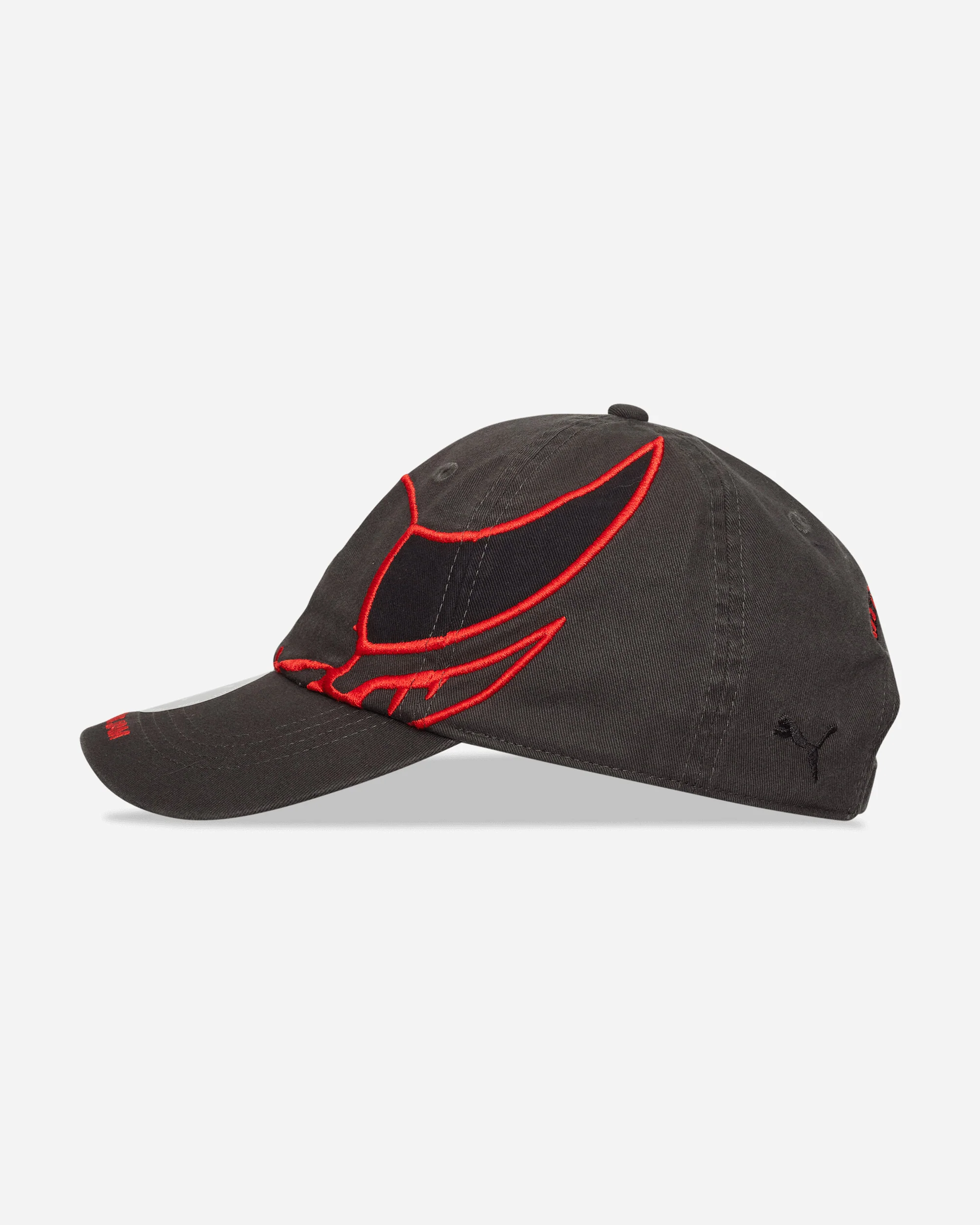 AC Milan x Slam Jam Cap Black / For All Time Red - Image 3