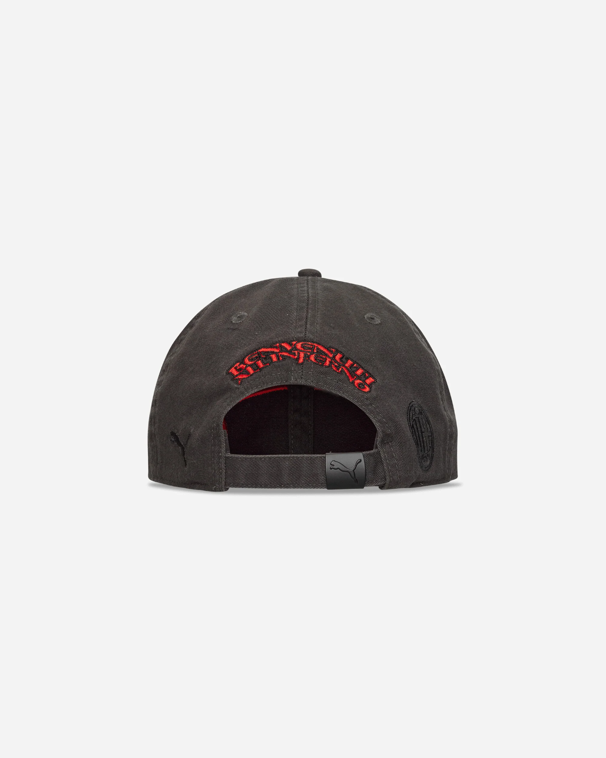 AC Milan x Slam Jam Cap Black / For All Time Red - Image 4