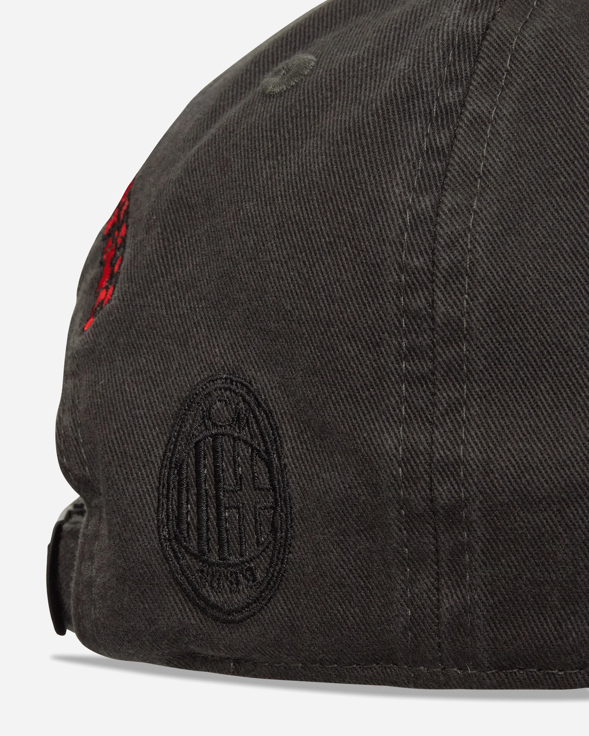 AC Milan x Slam Jam Cap Black / For All Time Red - Image 6