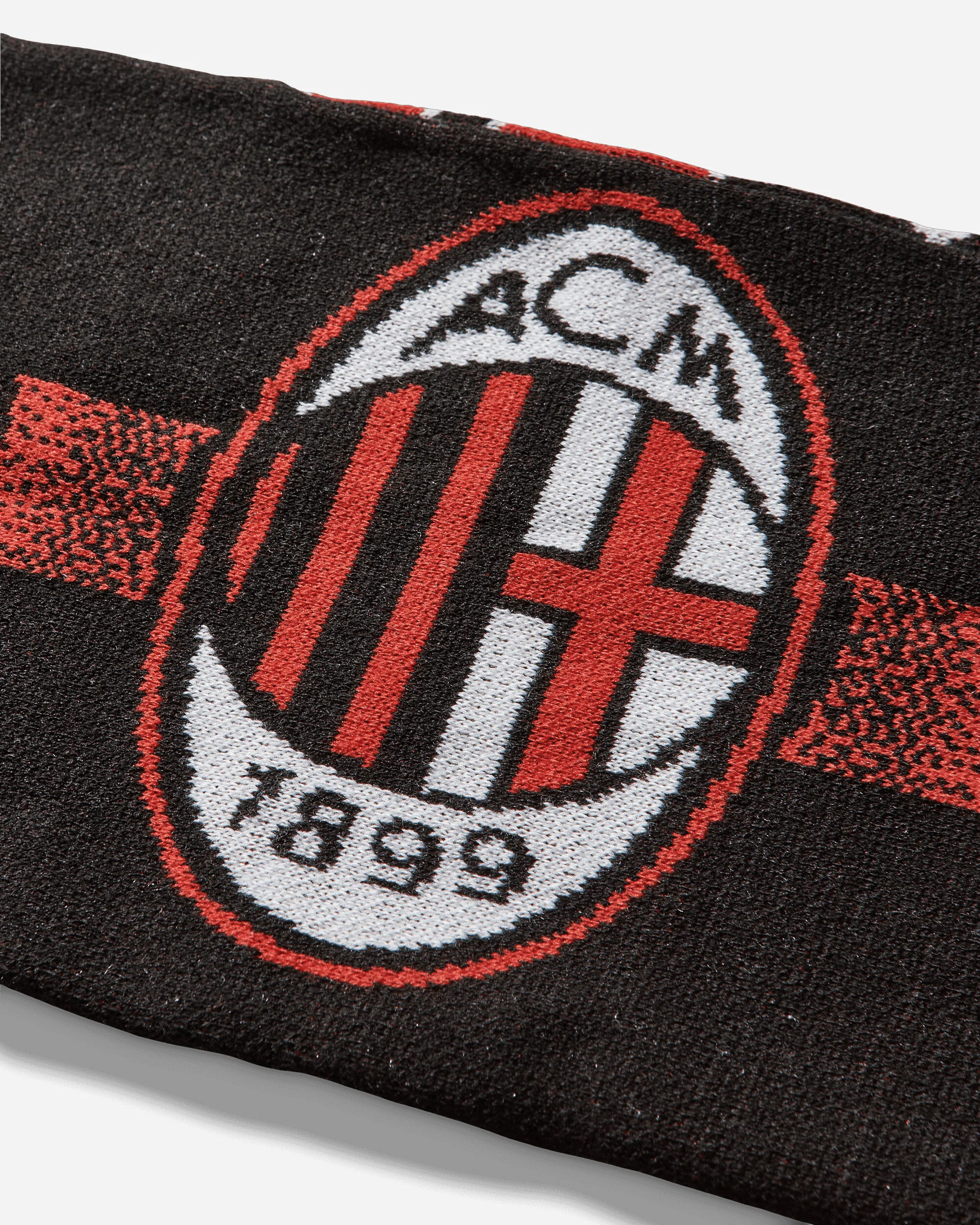AC Milan x Slam Jam Scarf Black / For All Time Red - Image 7