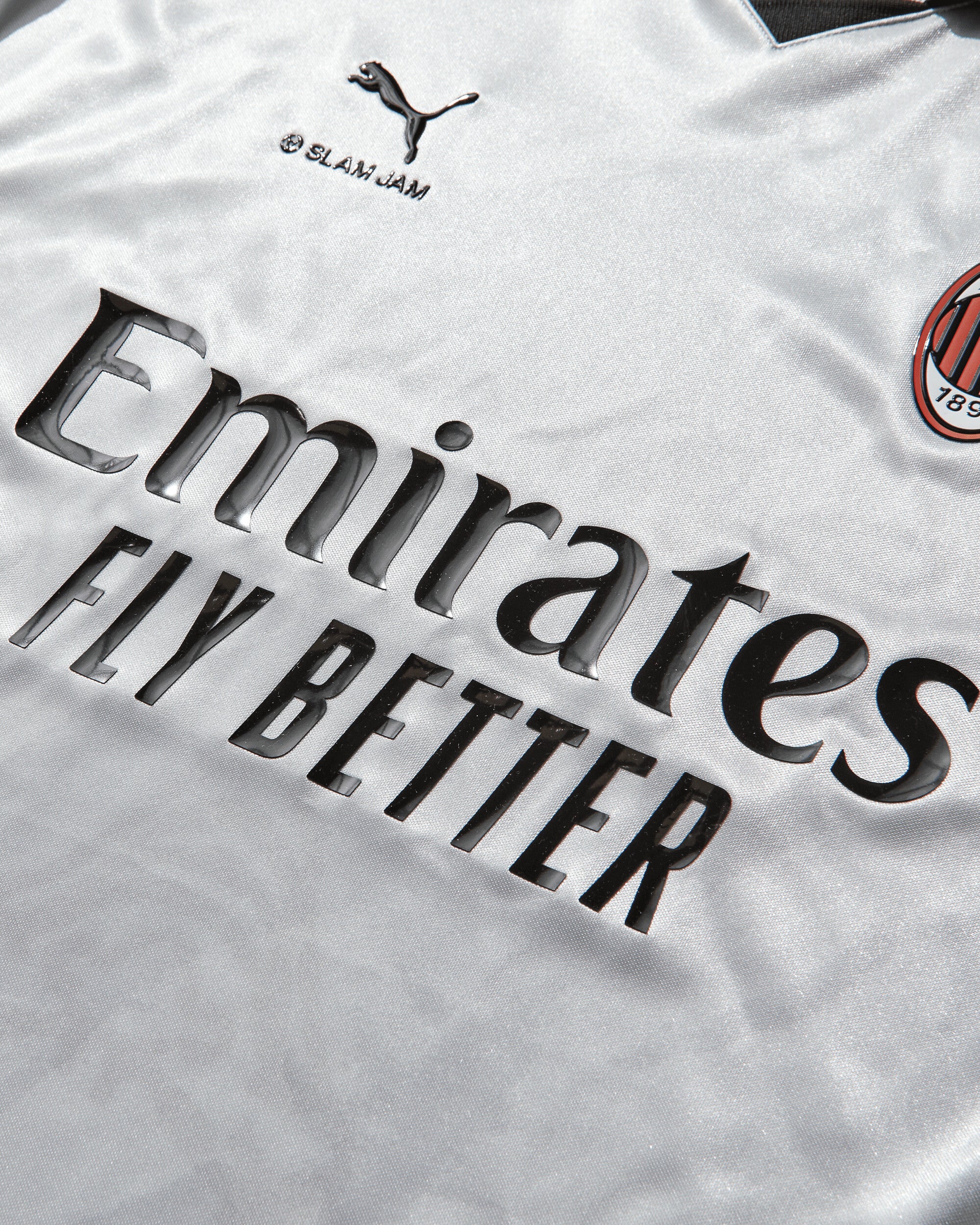 AC Milan x Slam Jam Longsleeve Jersey Grey - Image 8