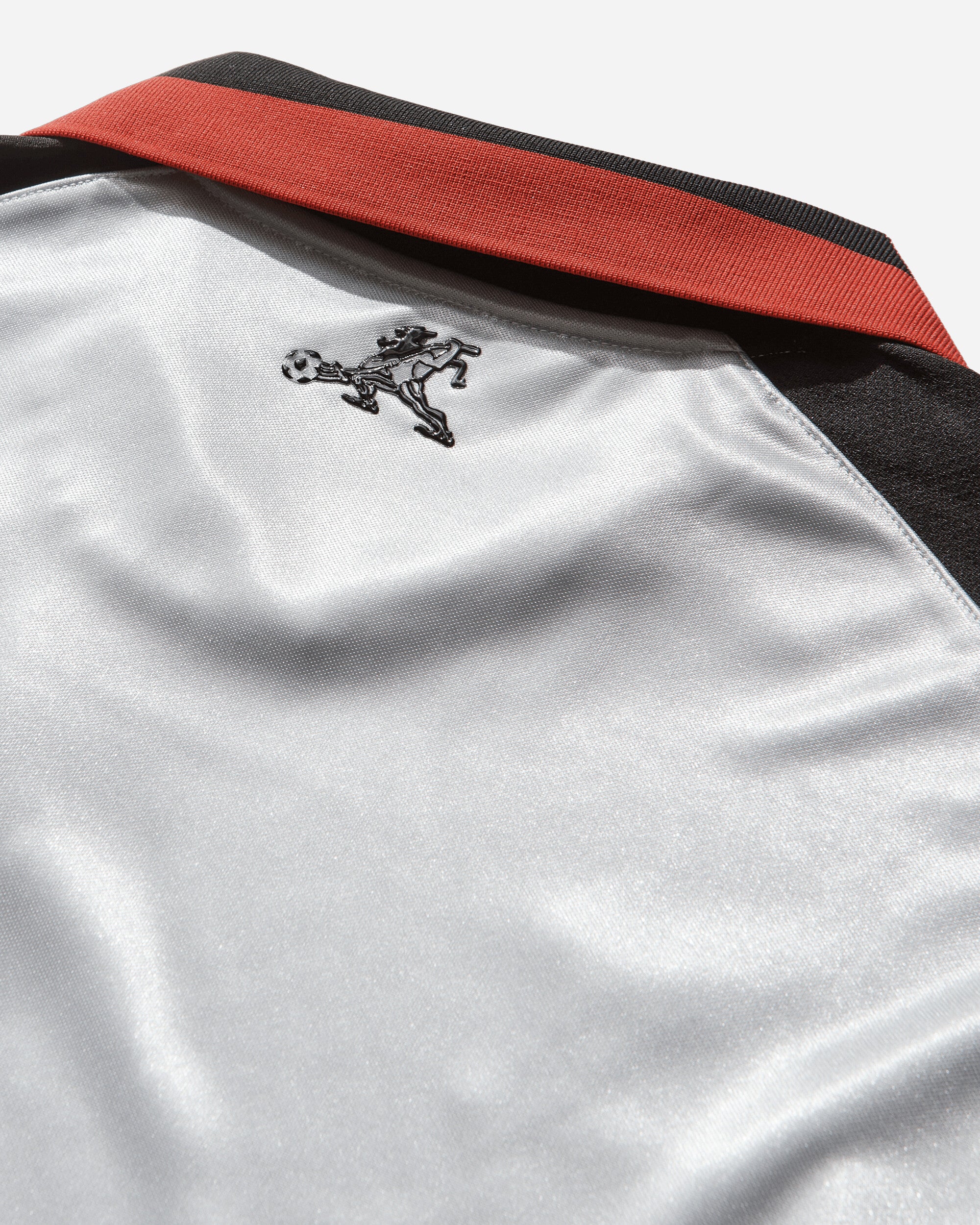 AC Milan x Slam Jam Limited Edition Longsleeve Jersey Grey - Image 12